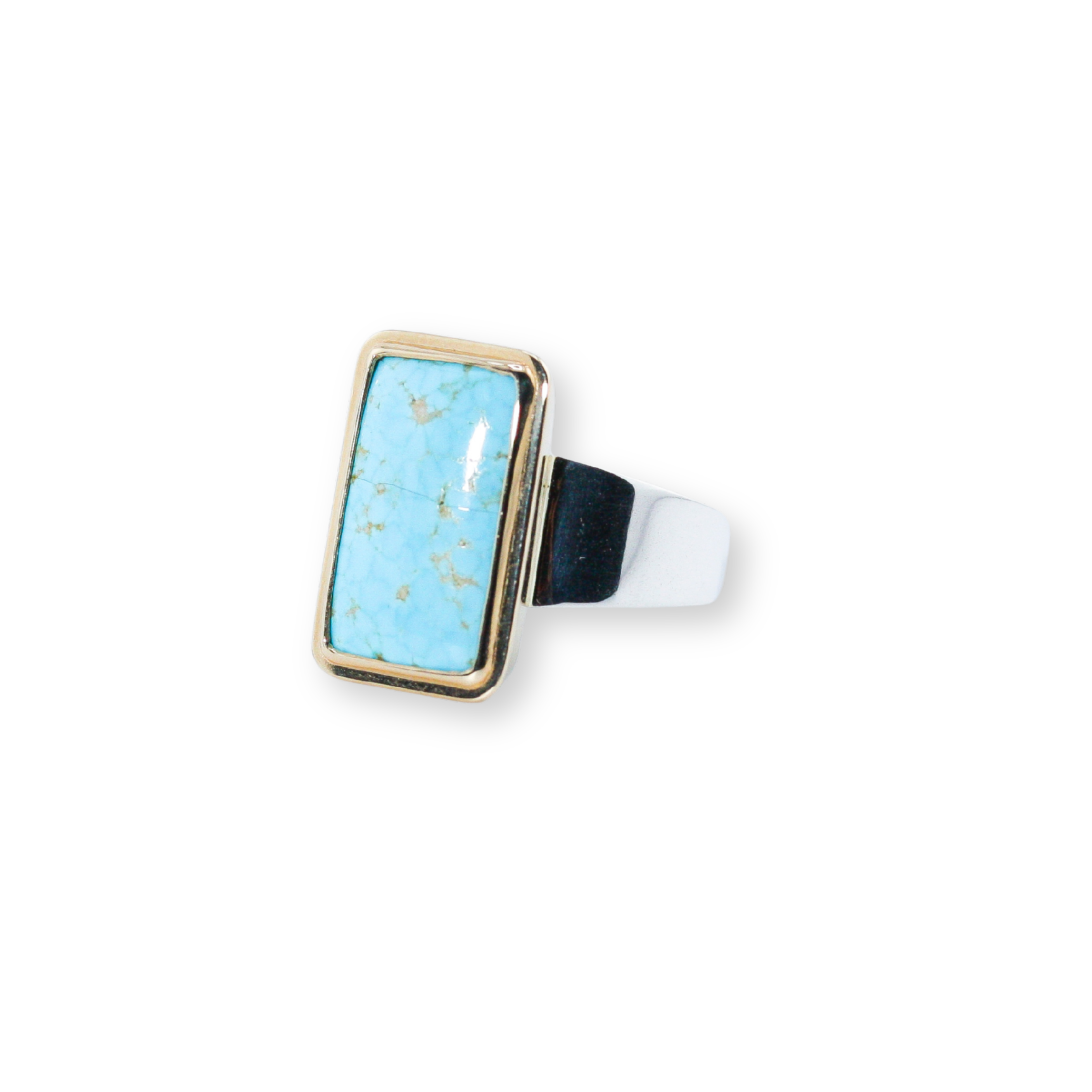 Plateau Turquoise Ring