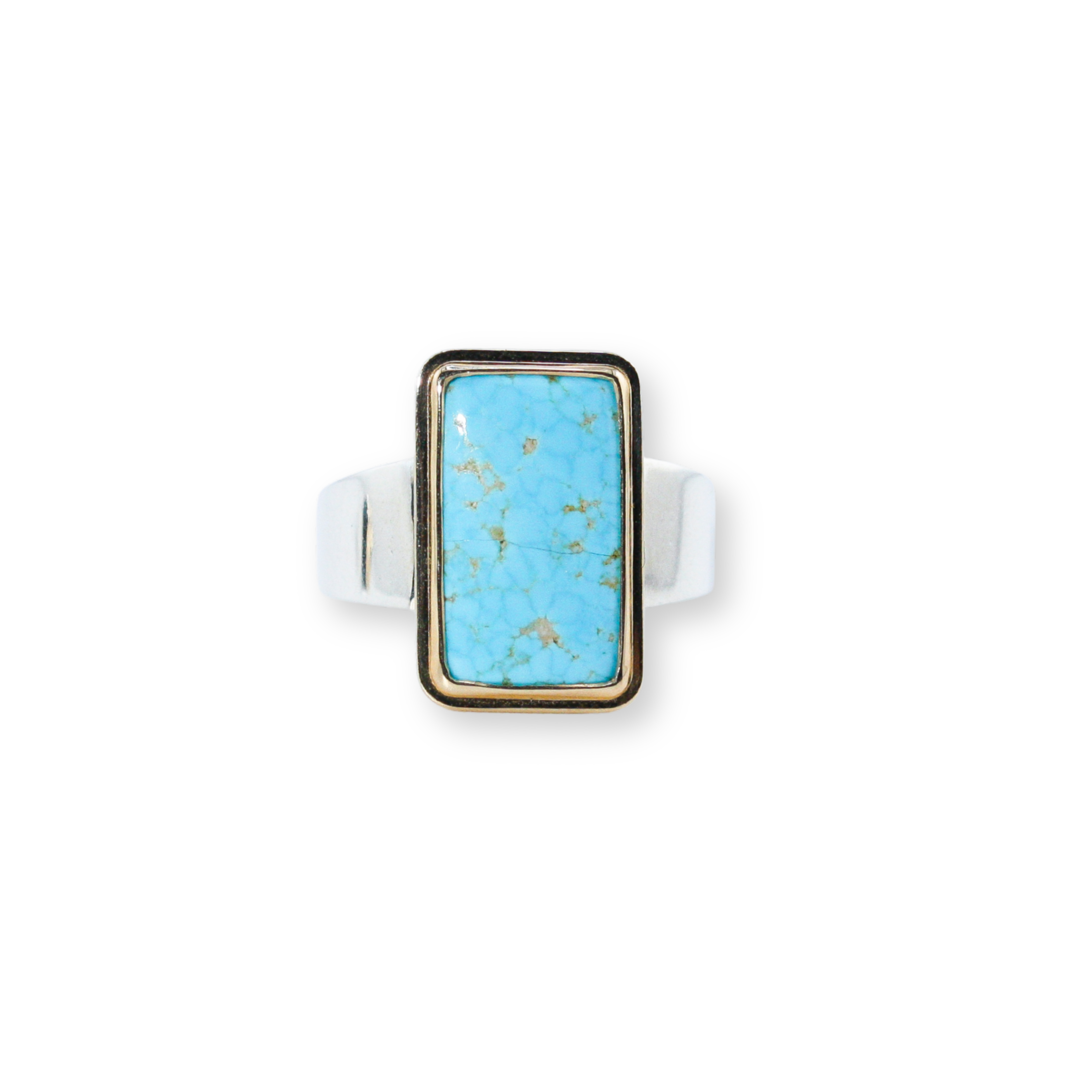 Plateau Turquoise Ring
