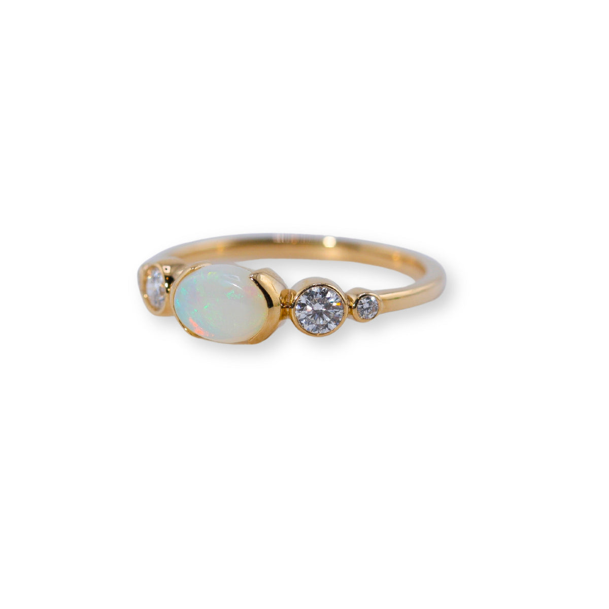 Viga Opal and Diamond Ring