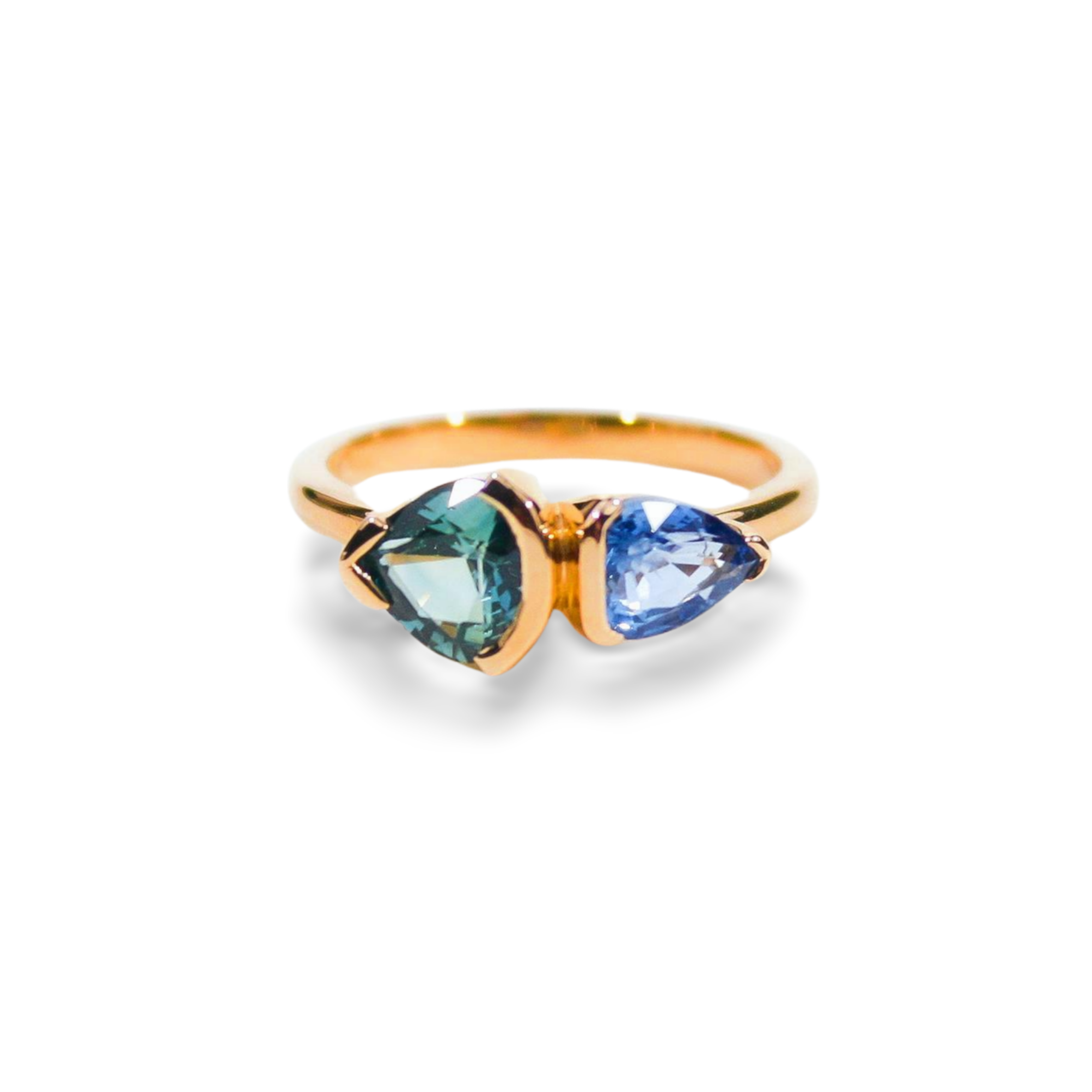 Blue Sky Sapphire Ring Stack