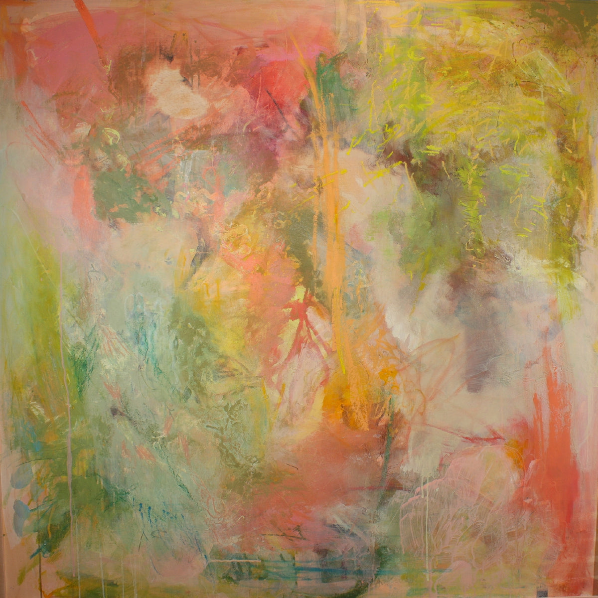 "Desert Bloom" - Mixed Media 48x48"