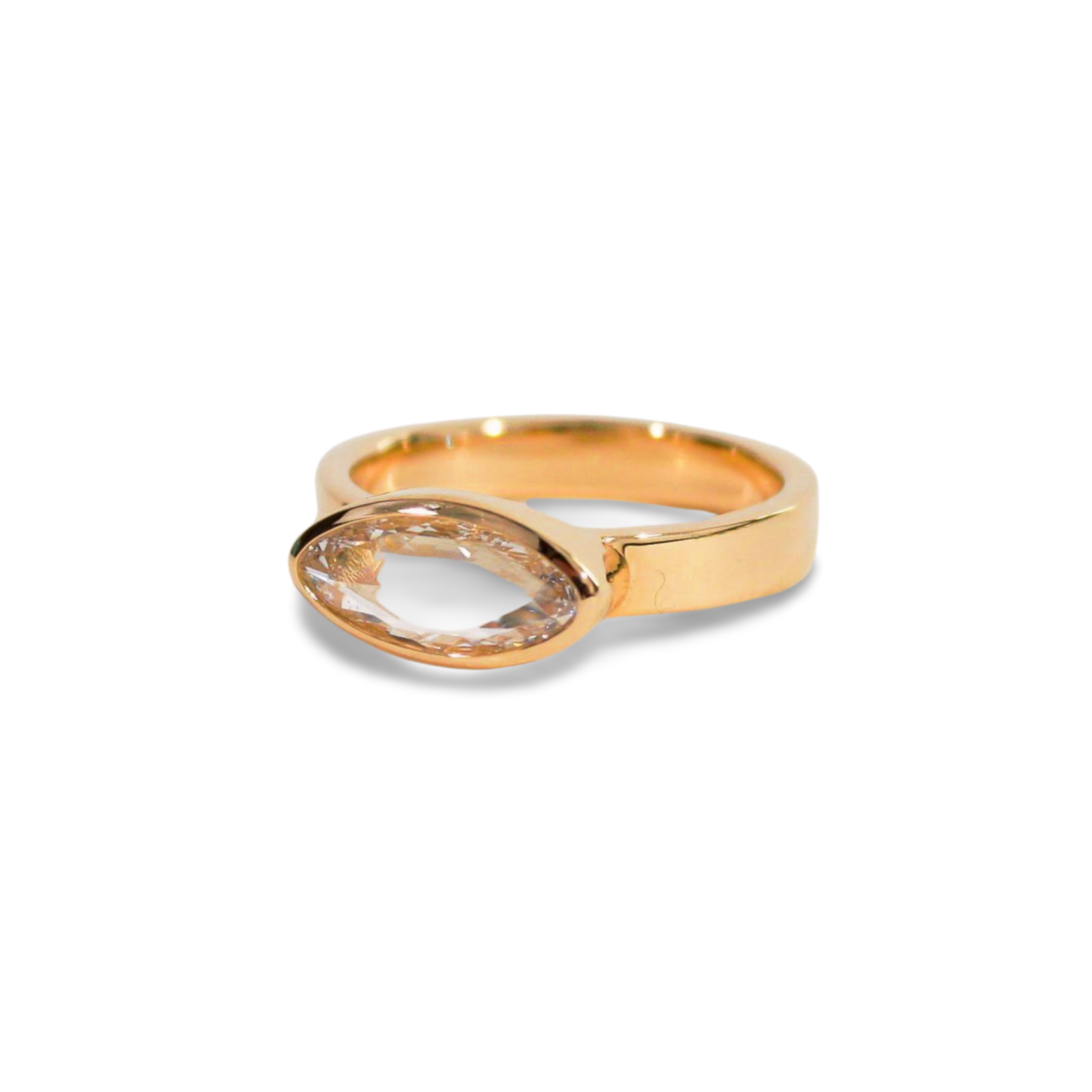 Carmen White Rosecut Diamond Ring
