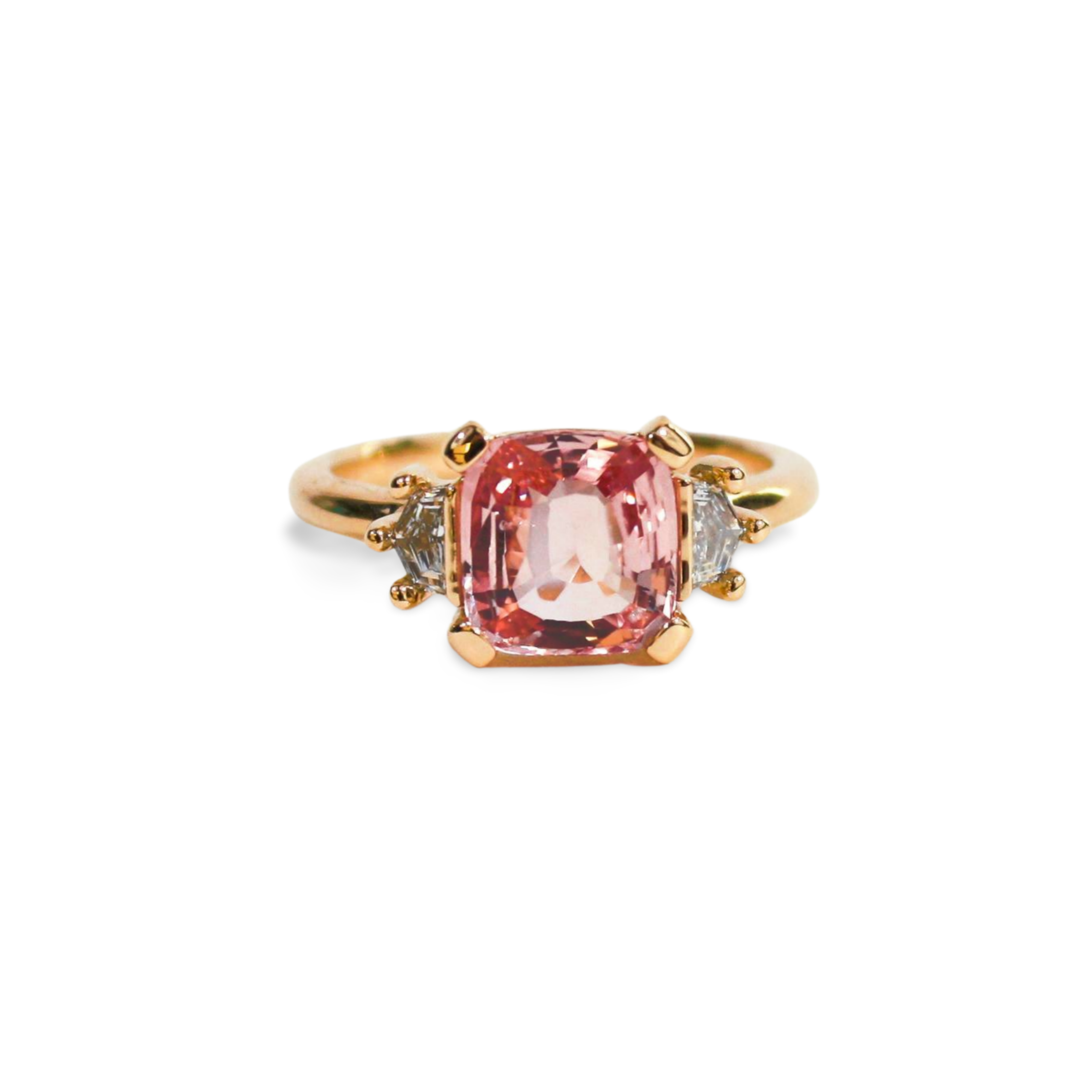 Sedona Padparadscha Pink Sapphire Ring