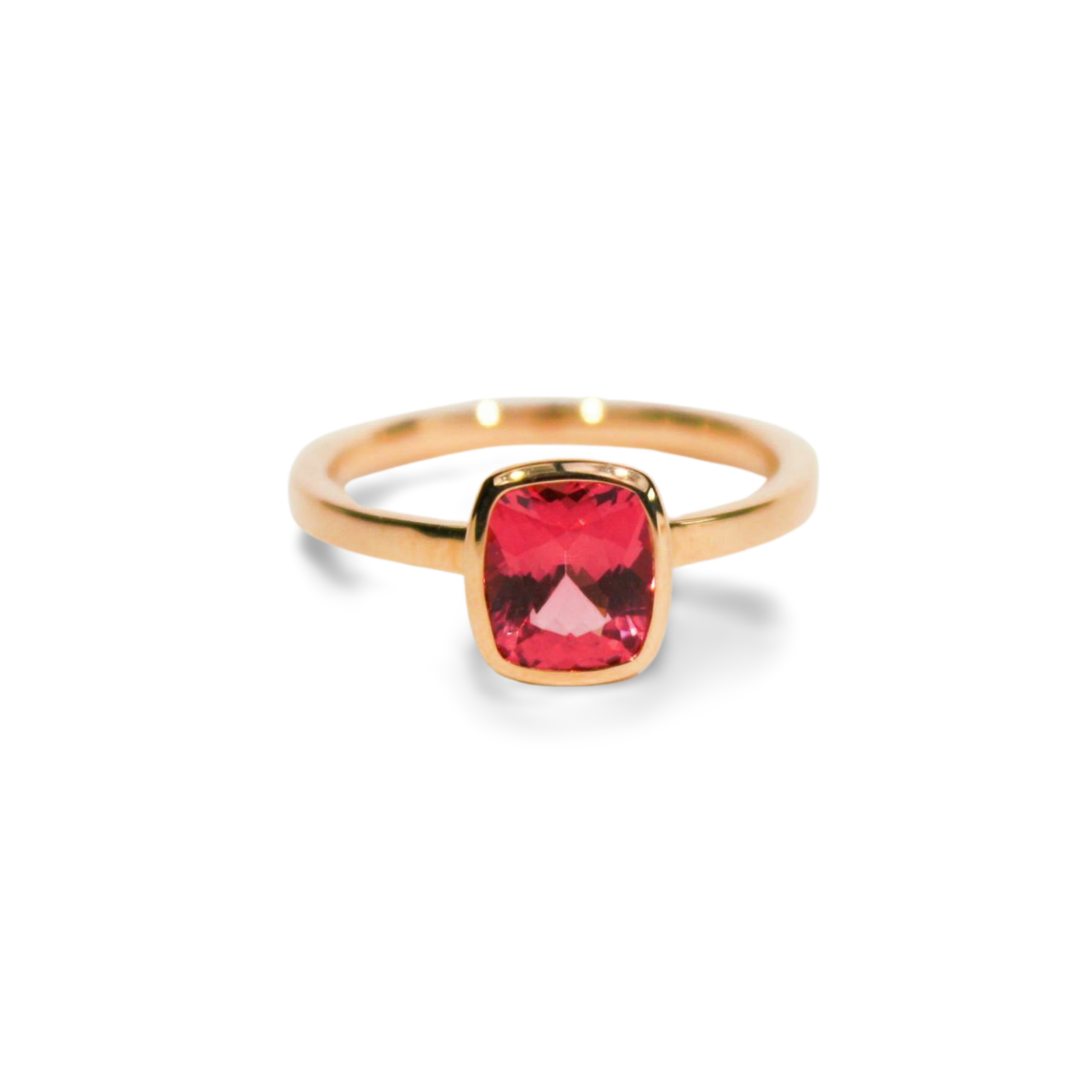 Yayoi Watermelon Spinel Ring