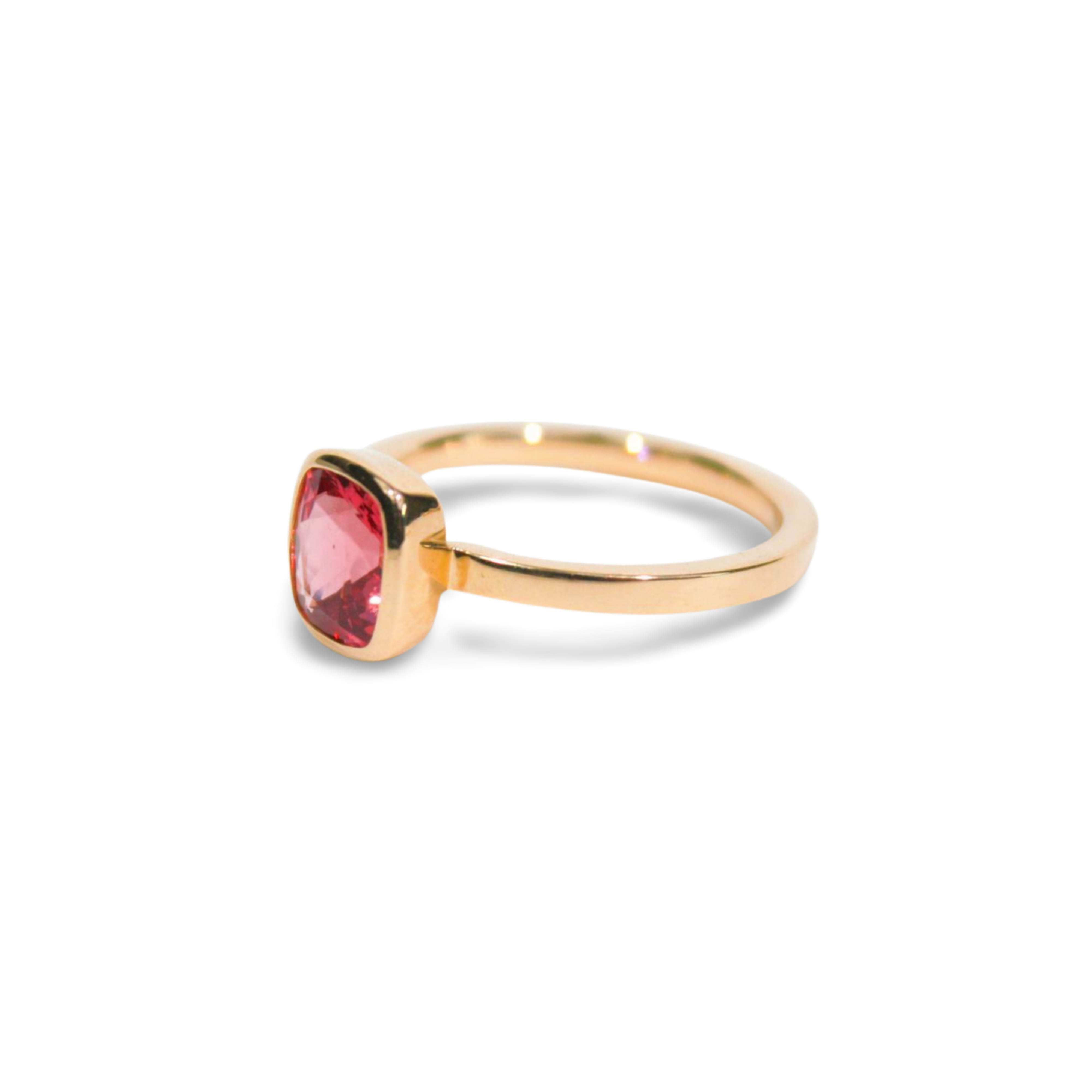 Yayoi Watermelon Spinel Ring