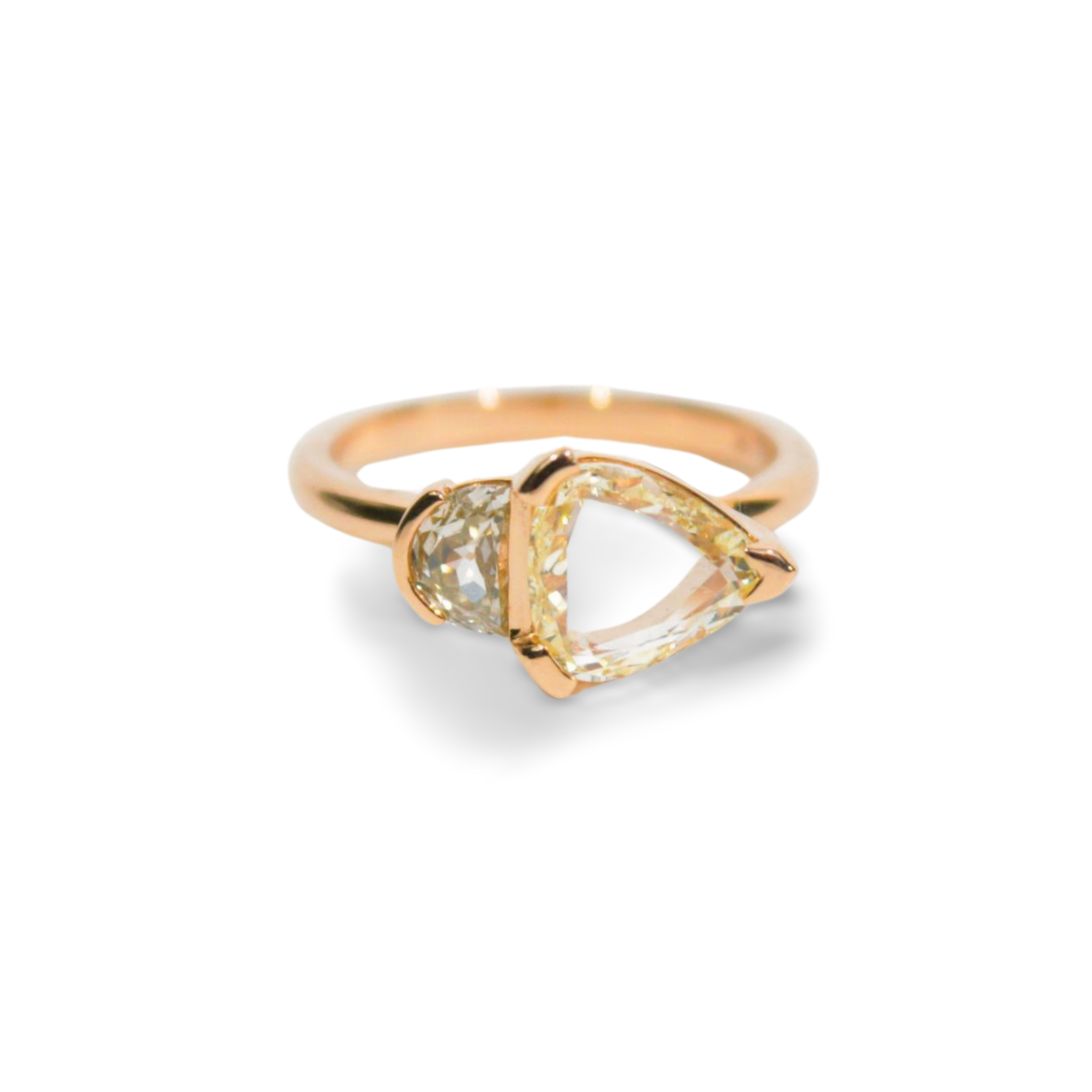 Abiquiú Two Stone Diamond Ring