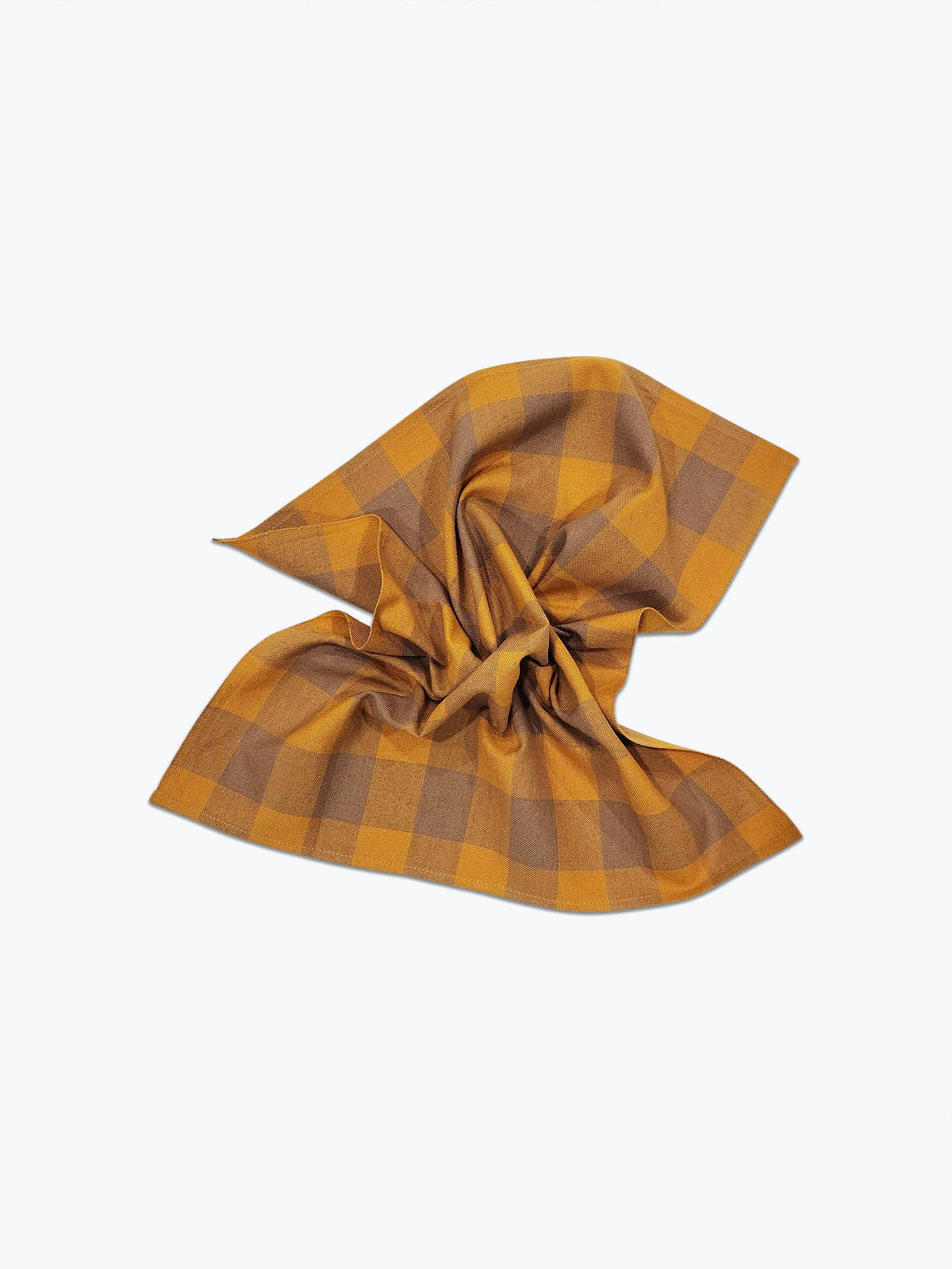 Big Gingham Napkin Pair - Turmeric