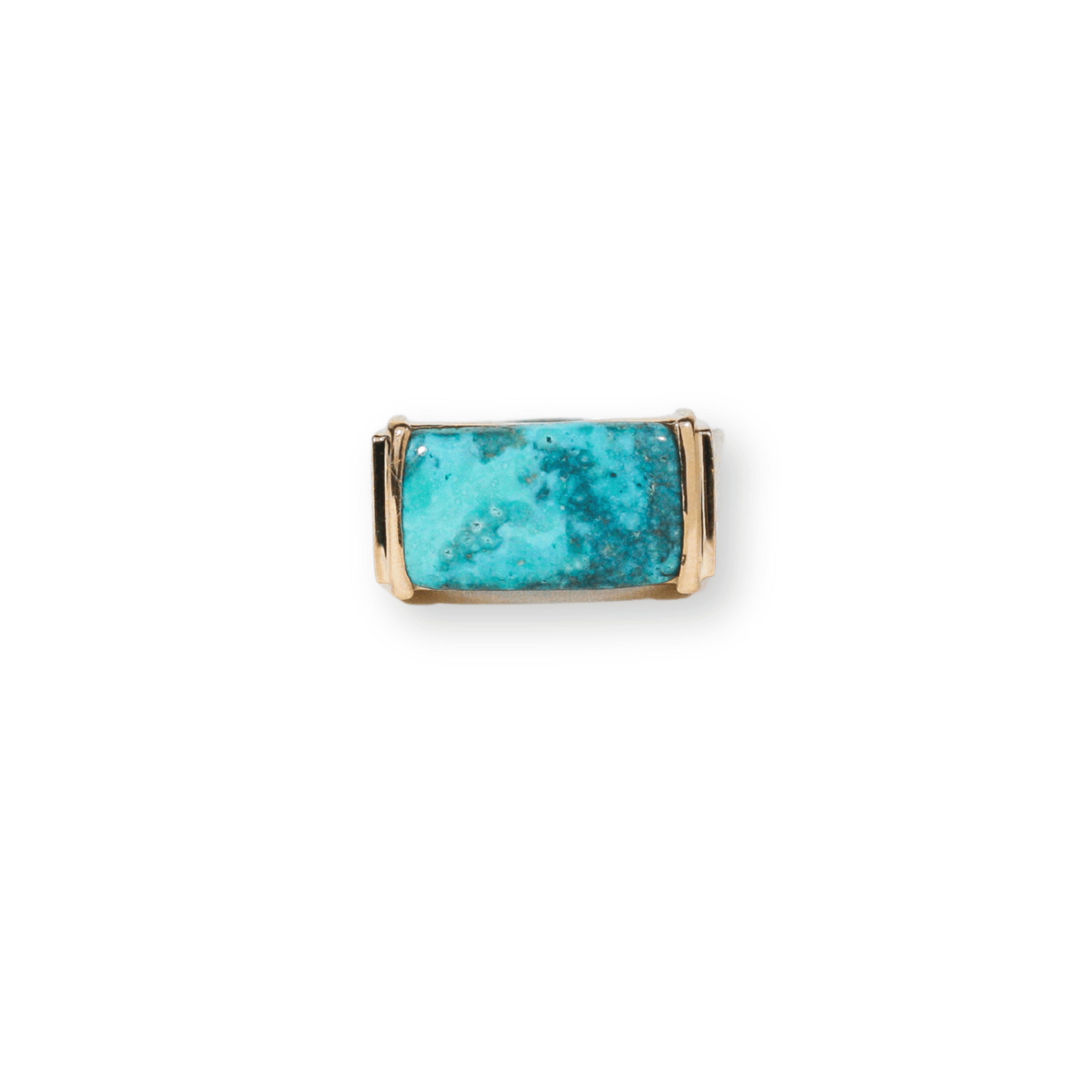 Powell Turquoise Two-Toned Ring