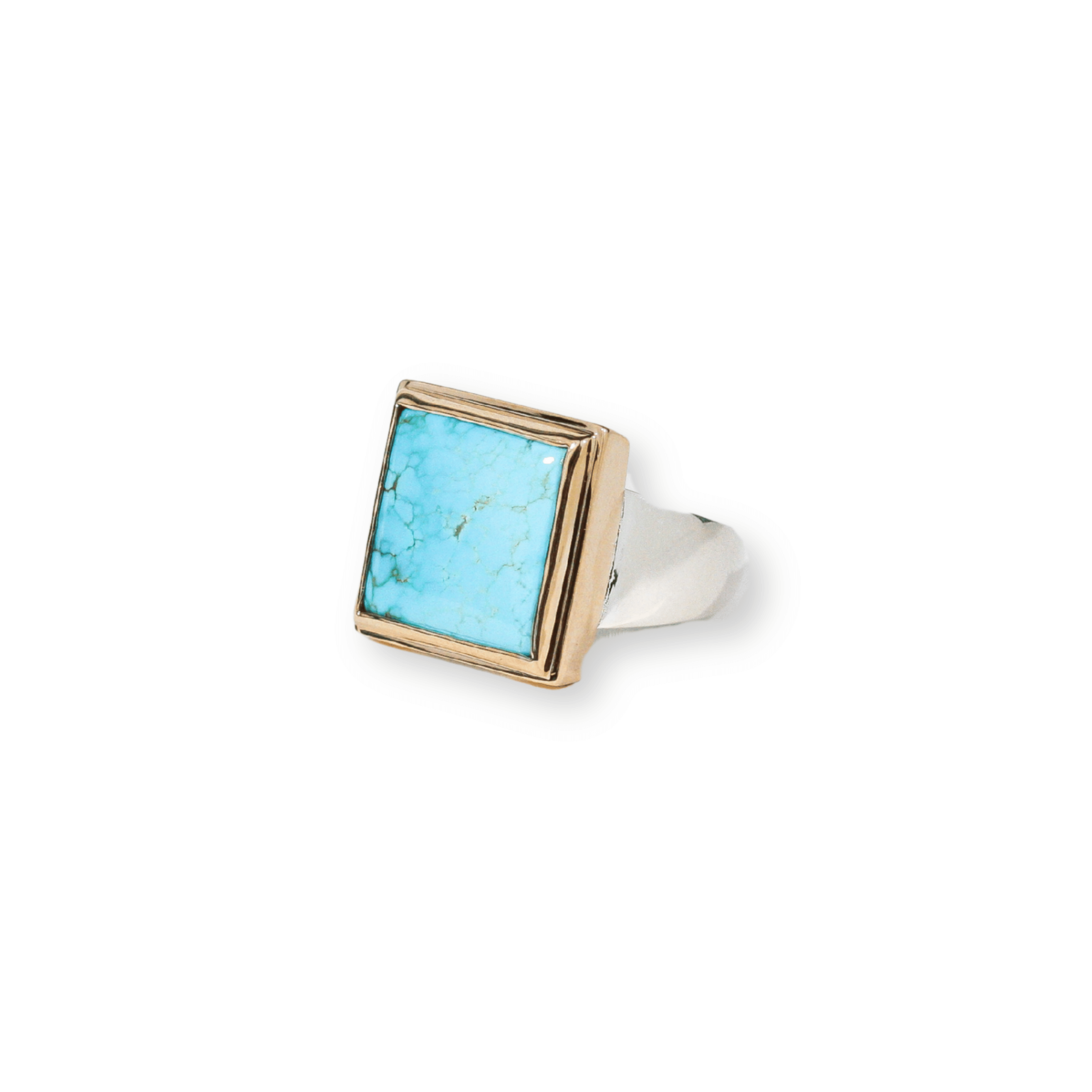 Sandro Turquoise Two Toned Ring