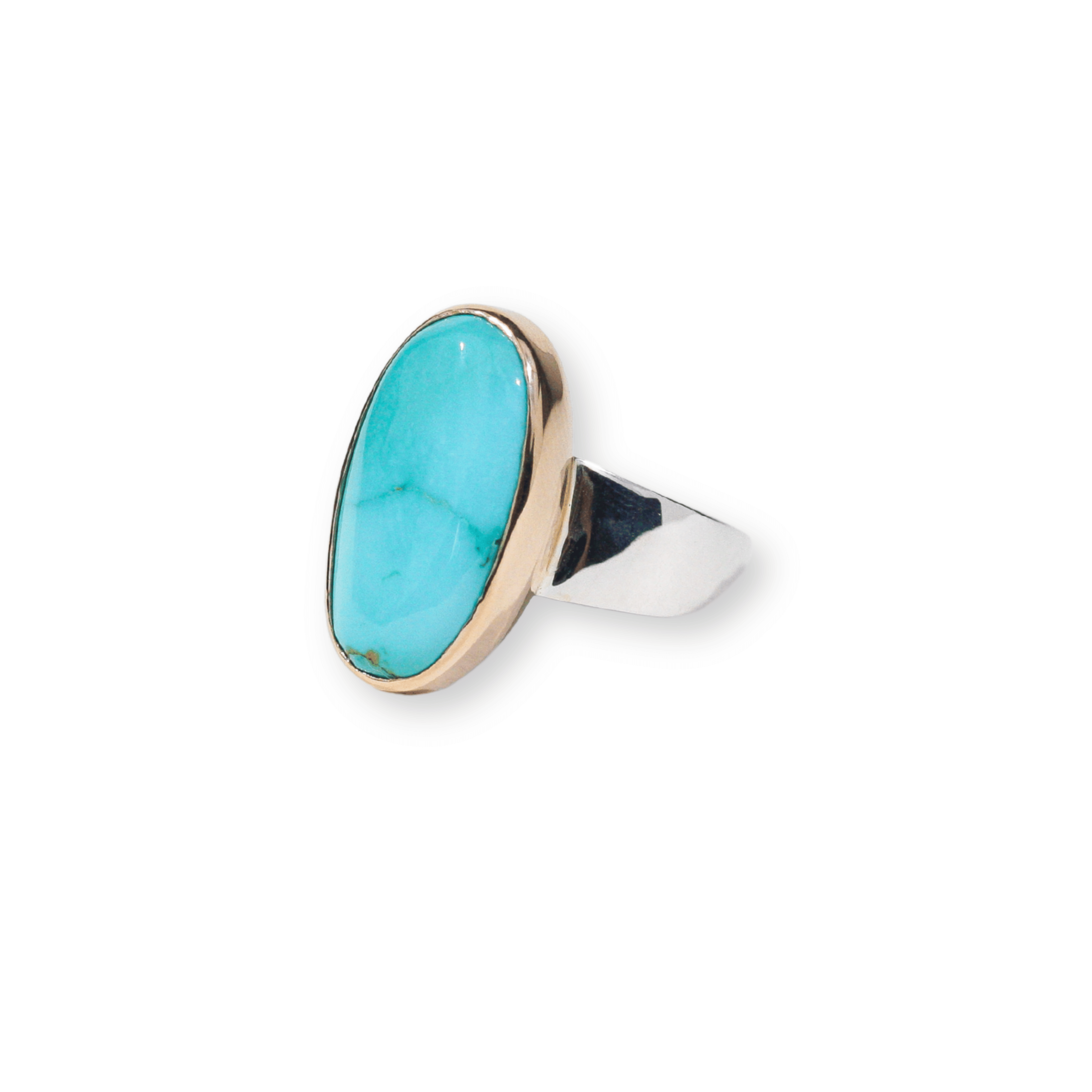 Twilight Turquoise Two-Toned Ring