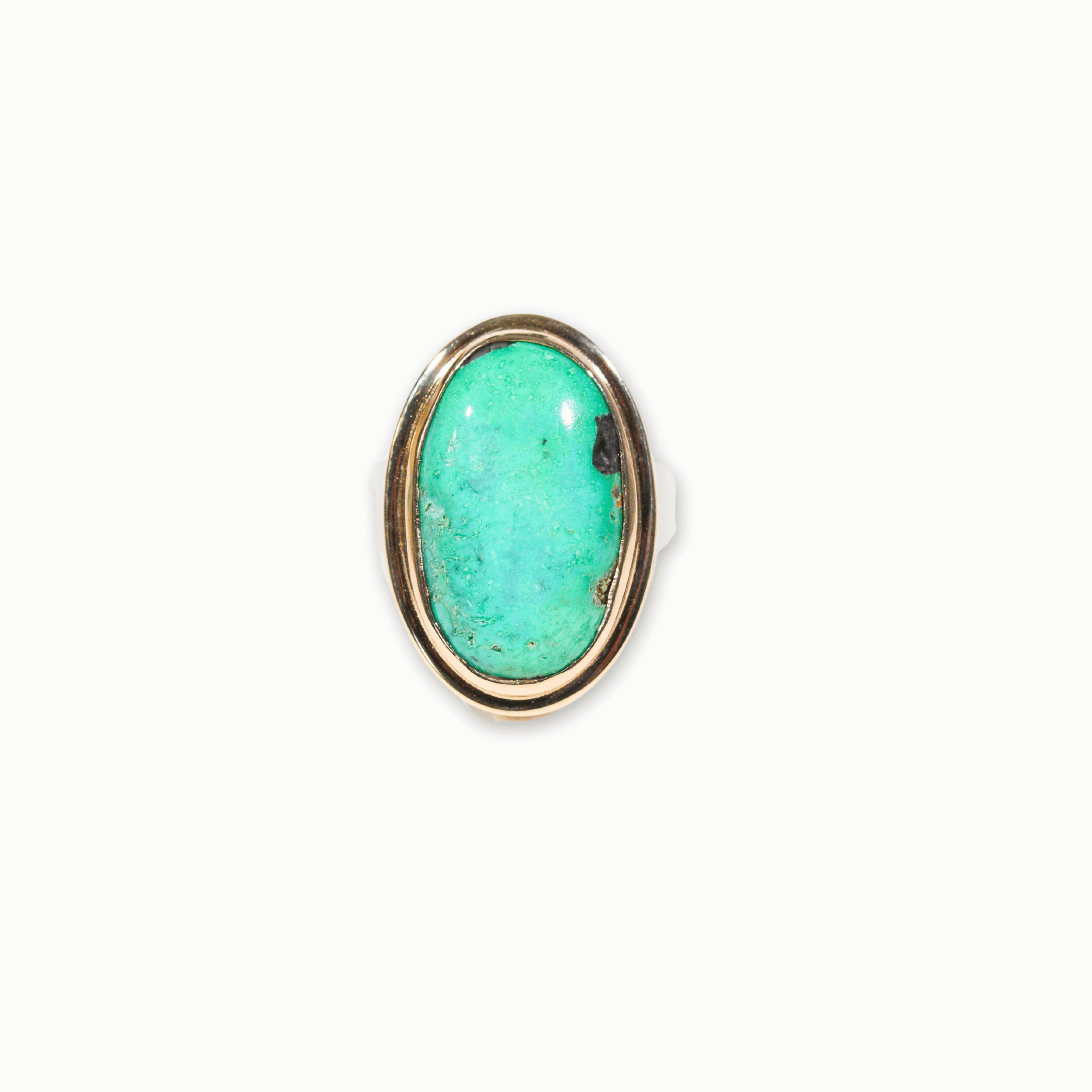 Green Valley Turquoise Two Toned Ring