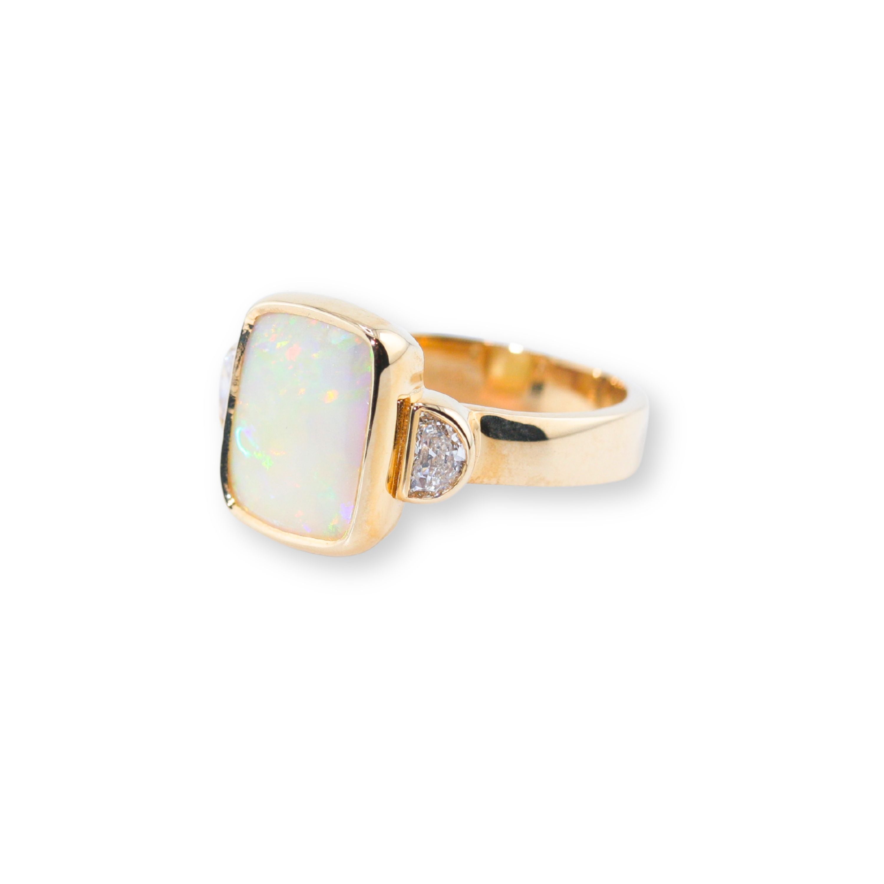 Golden Moon Grand Opal Ring