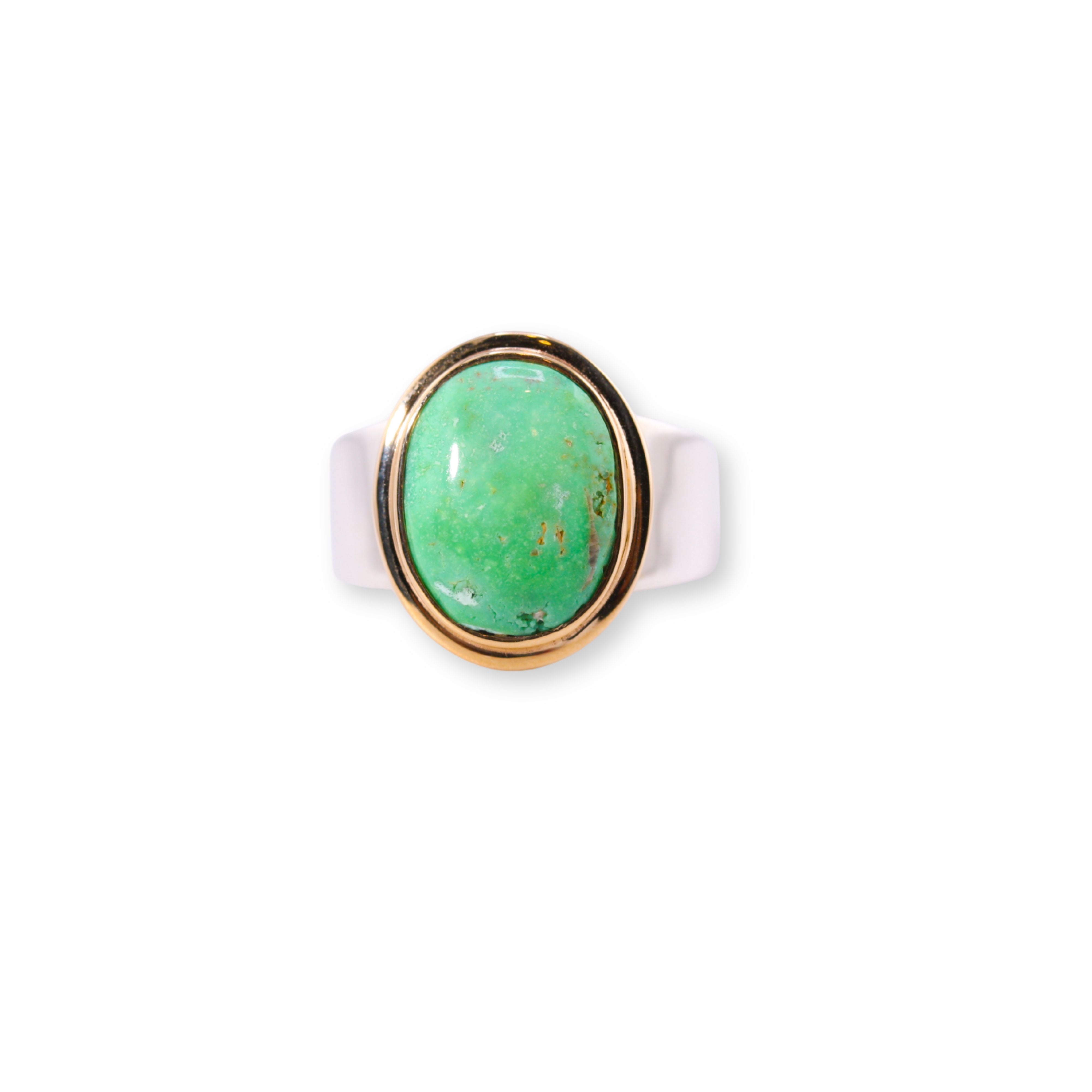 Green Mountain Turquoise Ring