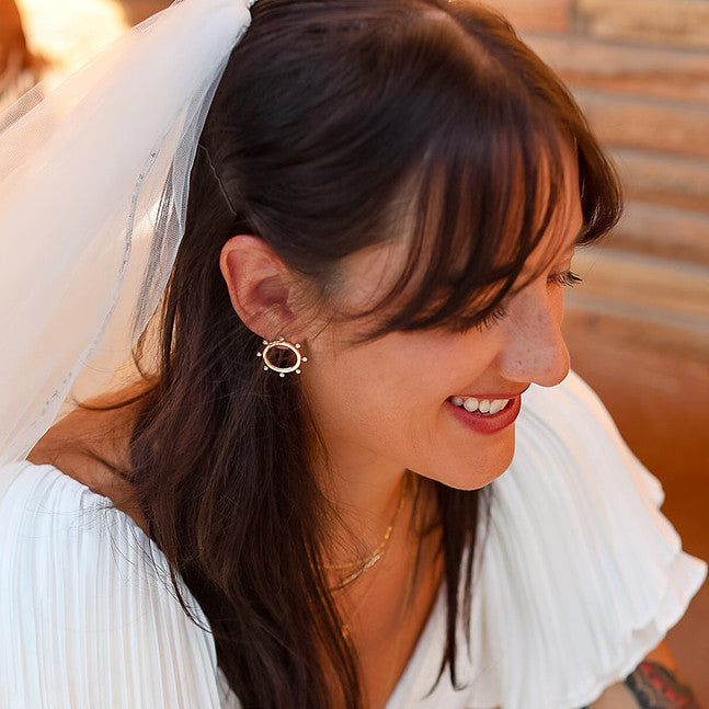 Sunburst Diamond Earrings