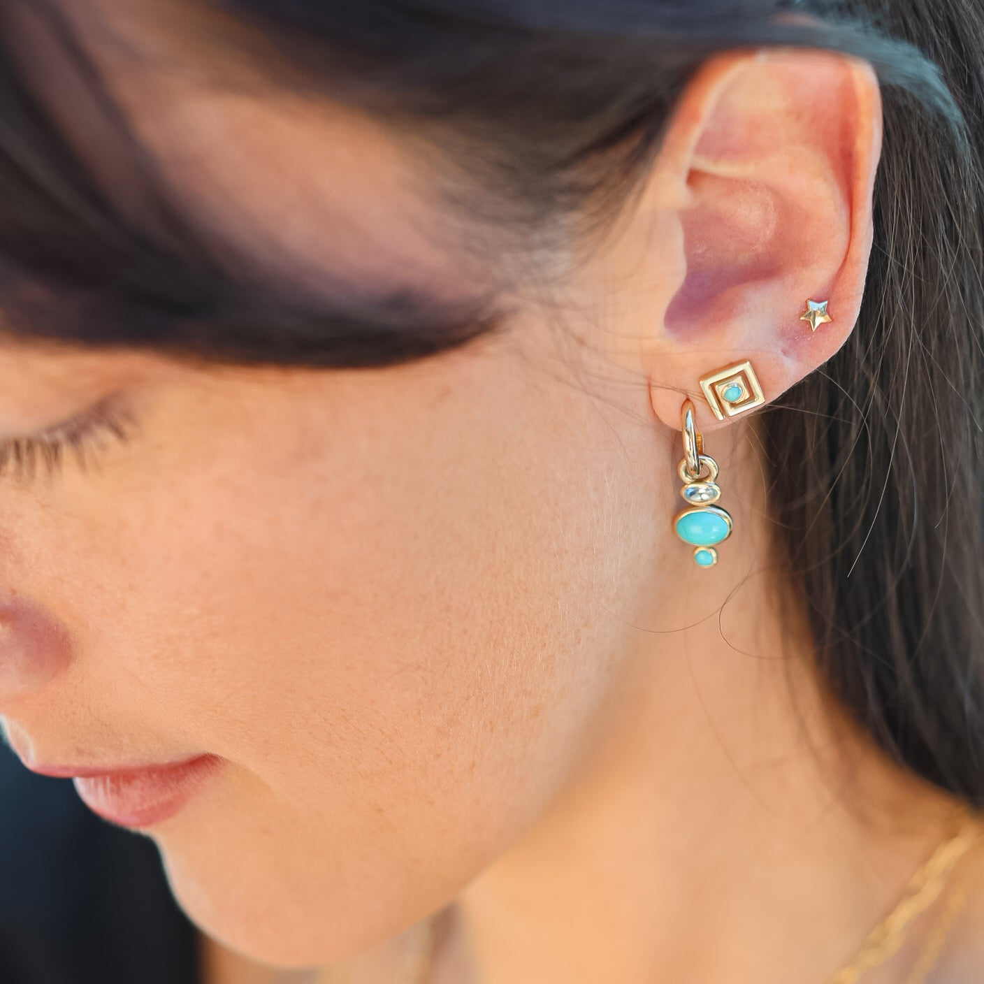Carolina Star Earrings