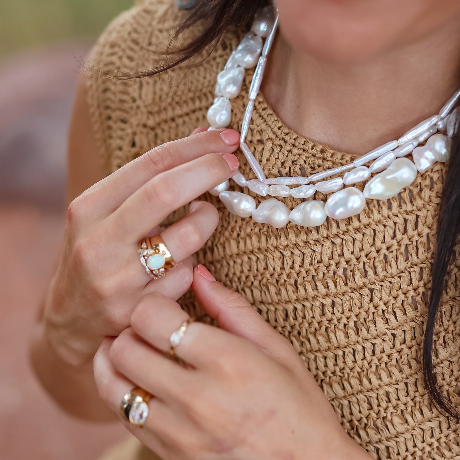 Baroque Pearl Necklace