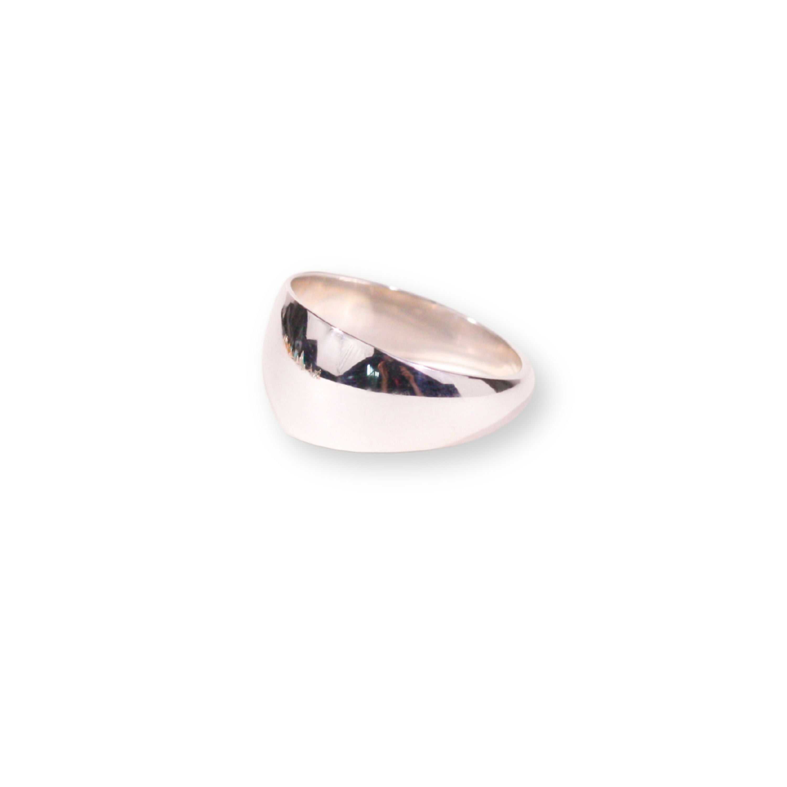 Classic Bold Silver Cigar Band - 10mm