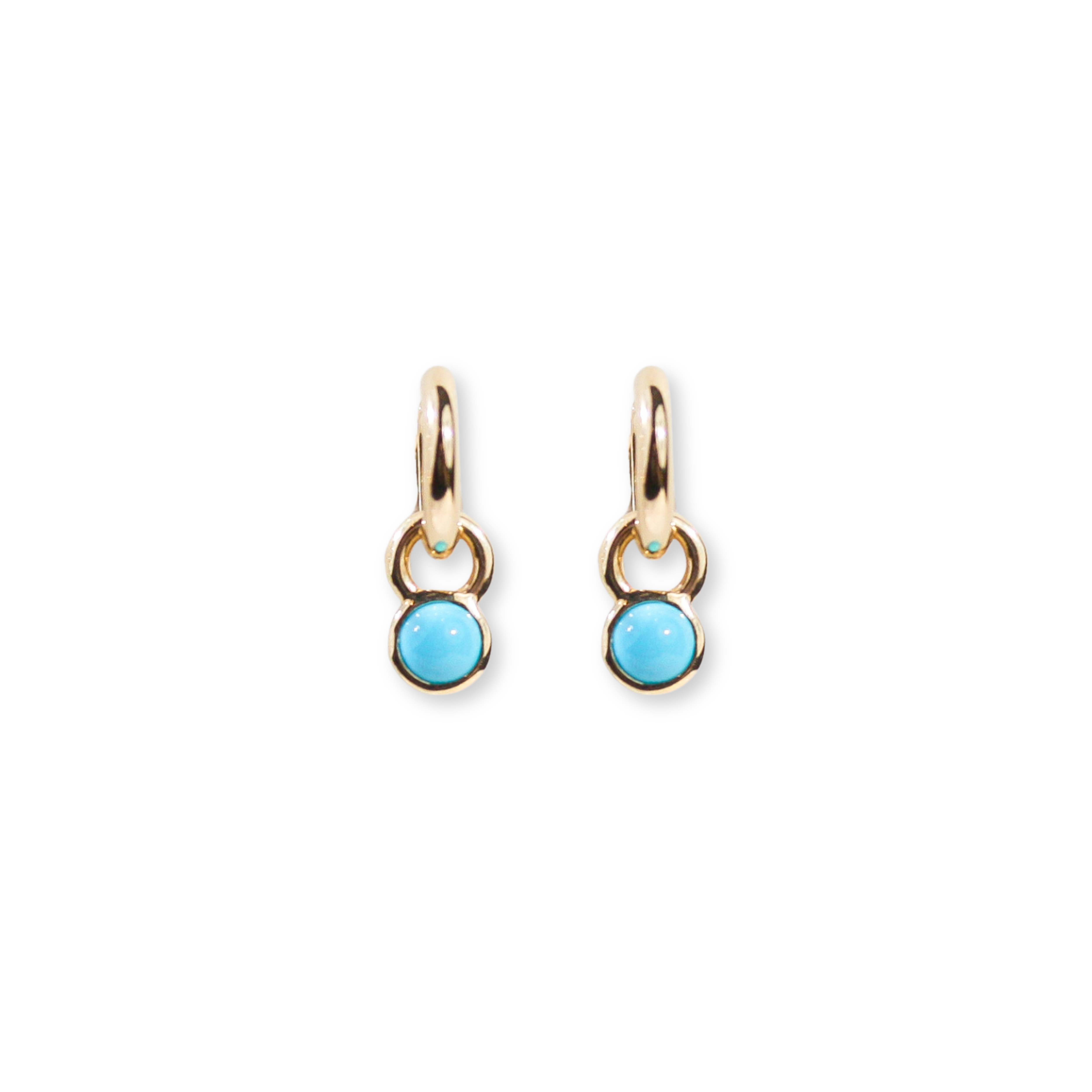 Droplet Turquoise Charms