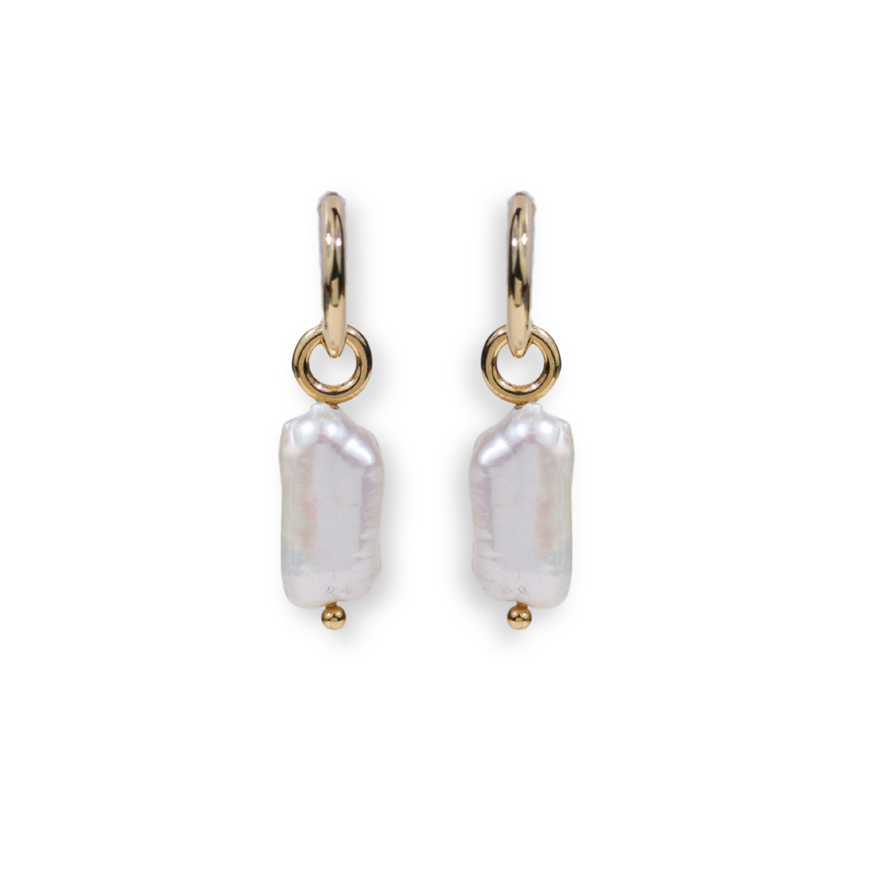 Branch Freshwater Pearl Charm Earrings