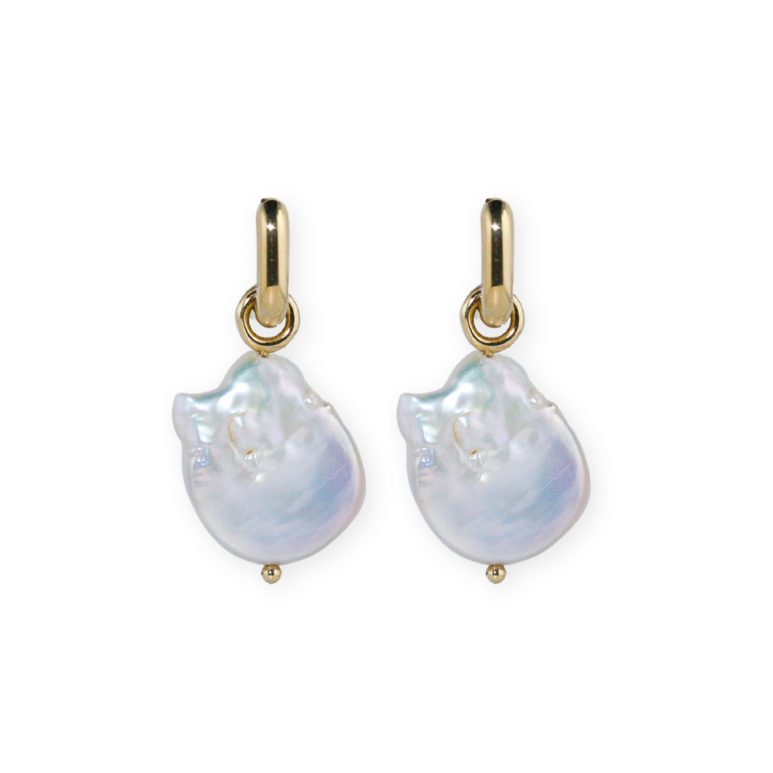 Baroque Freshwater Pearl Charm Earrings