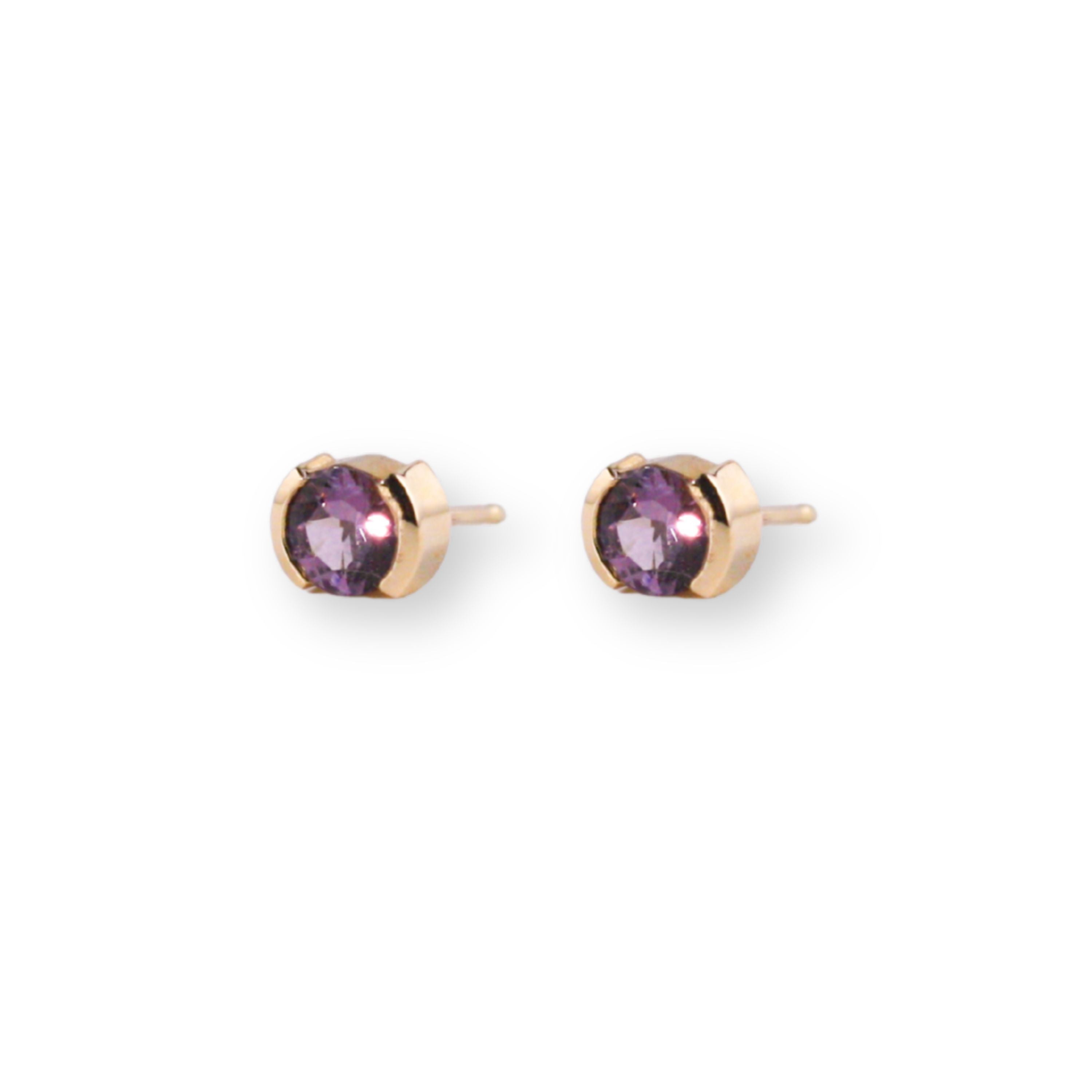 Prism Purple Spinel Studs