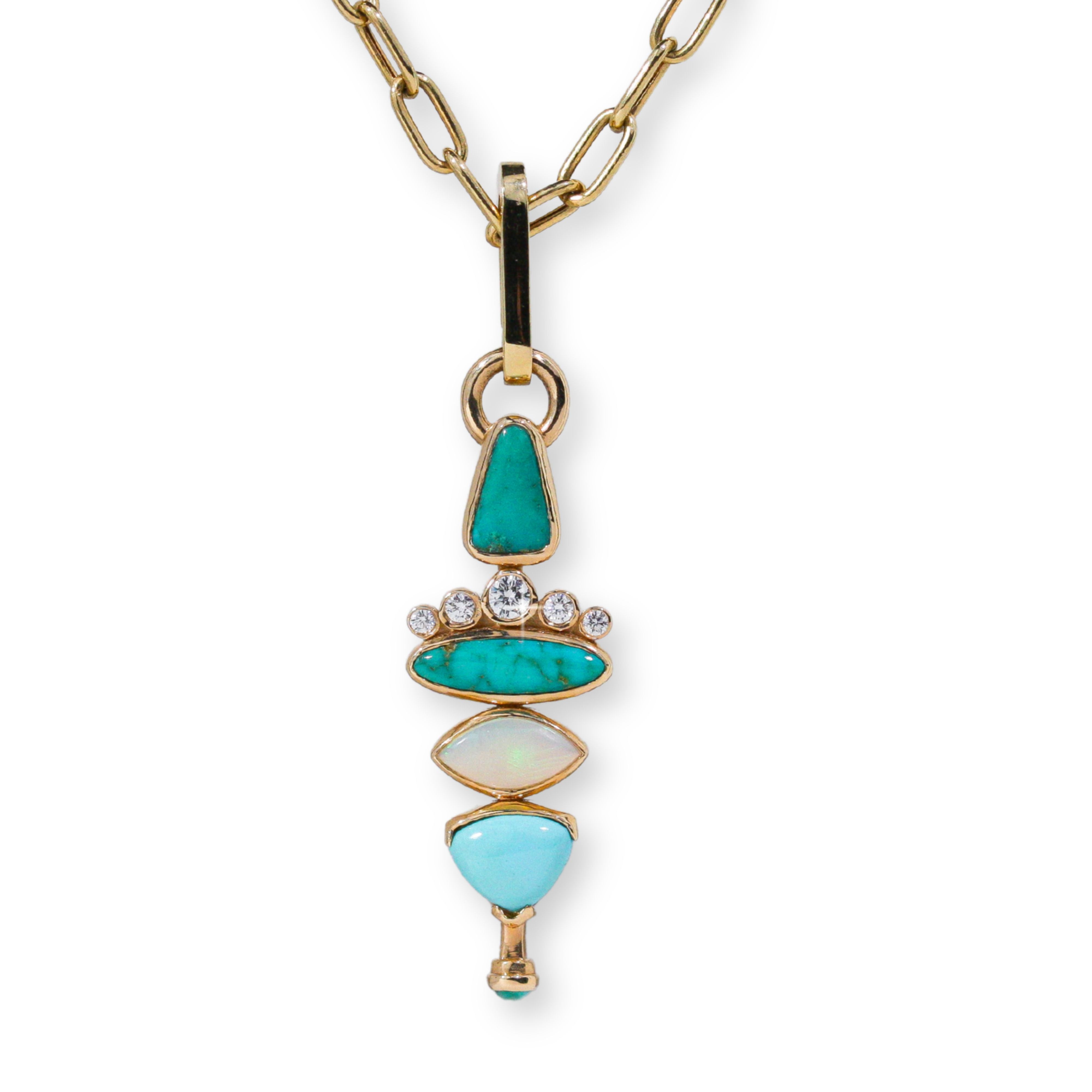 Turquoise Totem #3