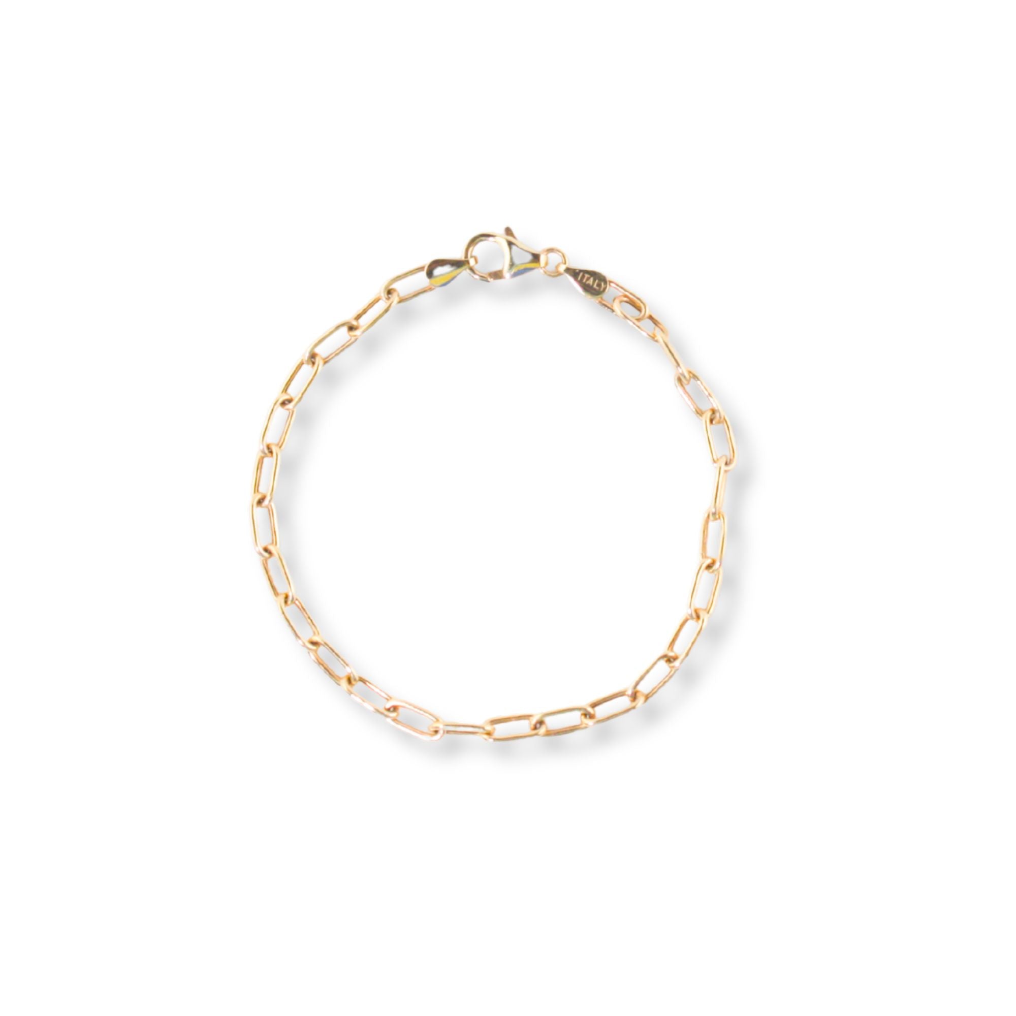 Railroad Link Chain Bracelet