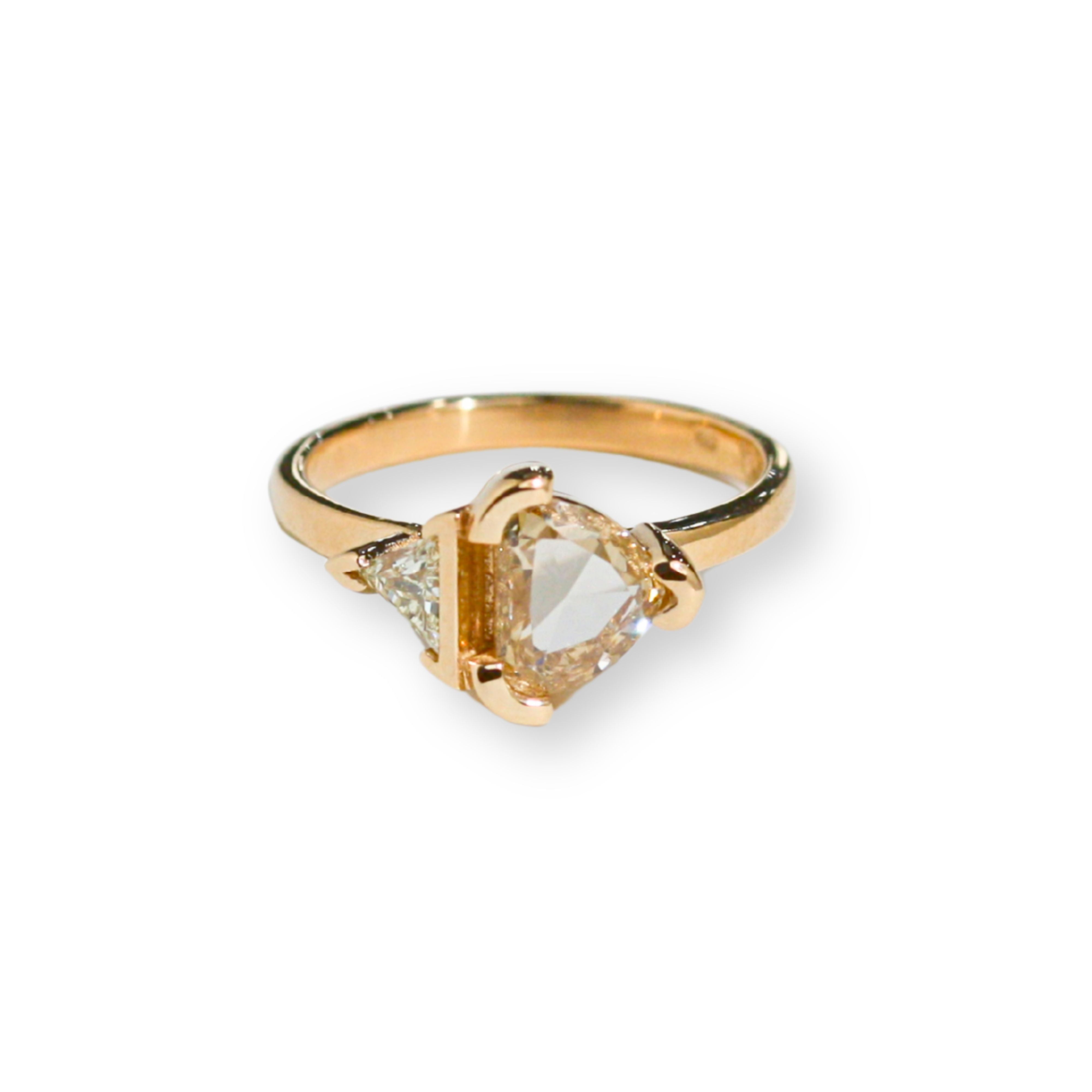 Mac Two-Stone Rosecut Diamond Ring