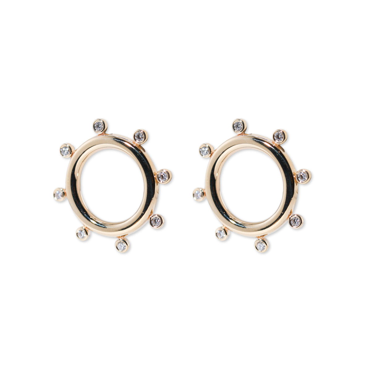 Sunburst Diamond Earrings