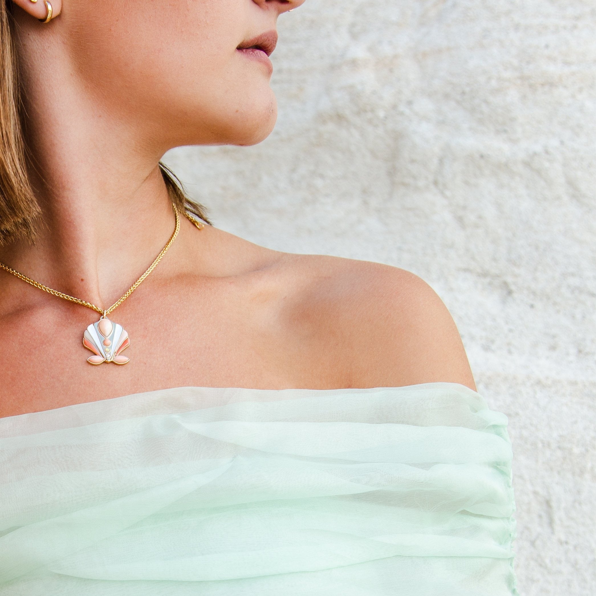 La Vieira (Scallop) Milagro Necklace