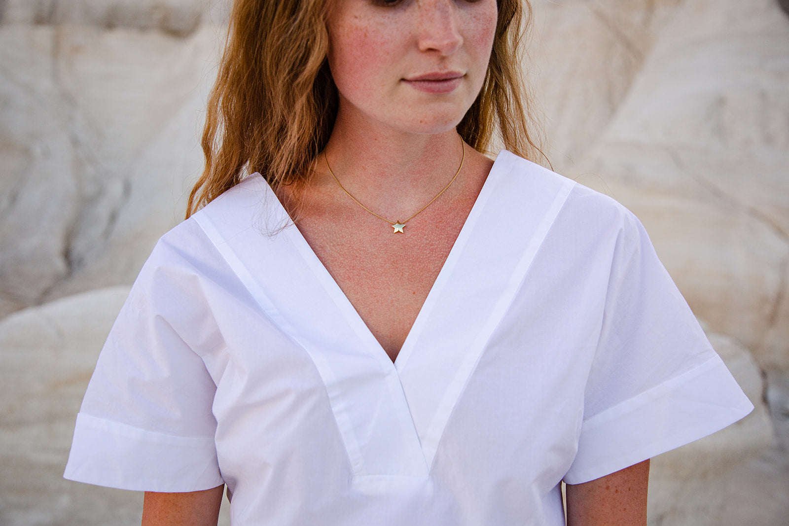 Classic Carolina Golden Star Necklace