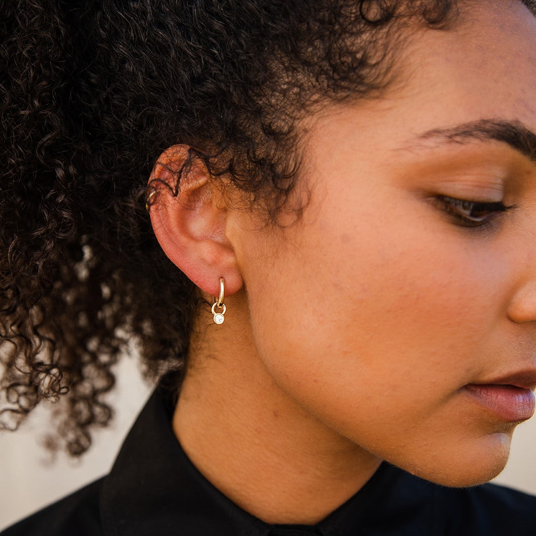 Mama Transformation Hinged Hoops - 13mm