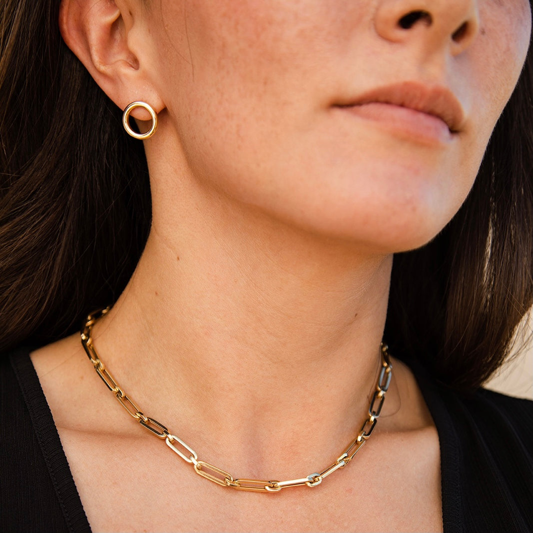 Plateau Golden Chain Necklace