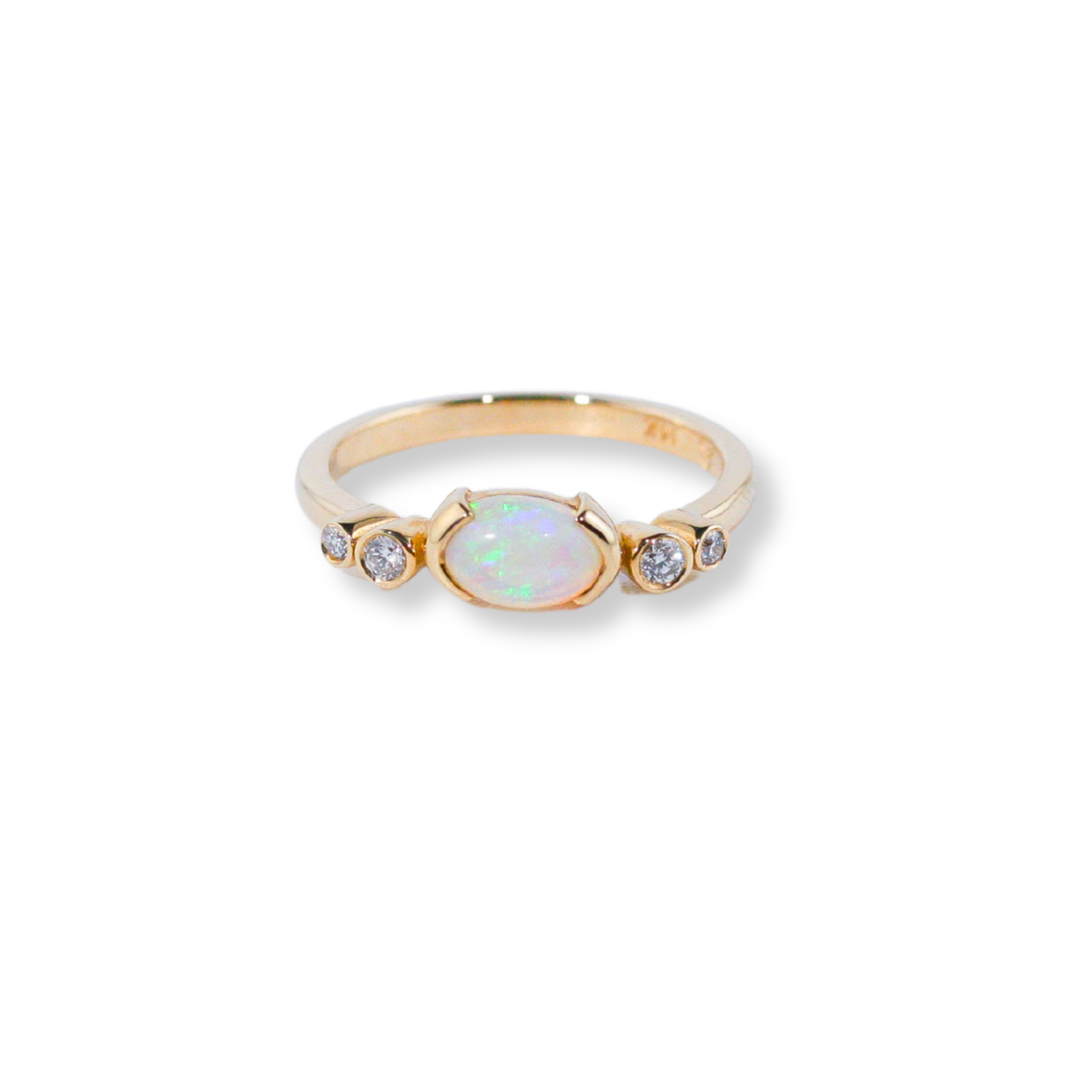Viga Opal and Diamond Ring No. 1