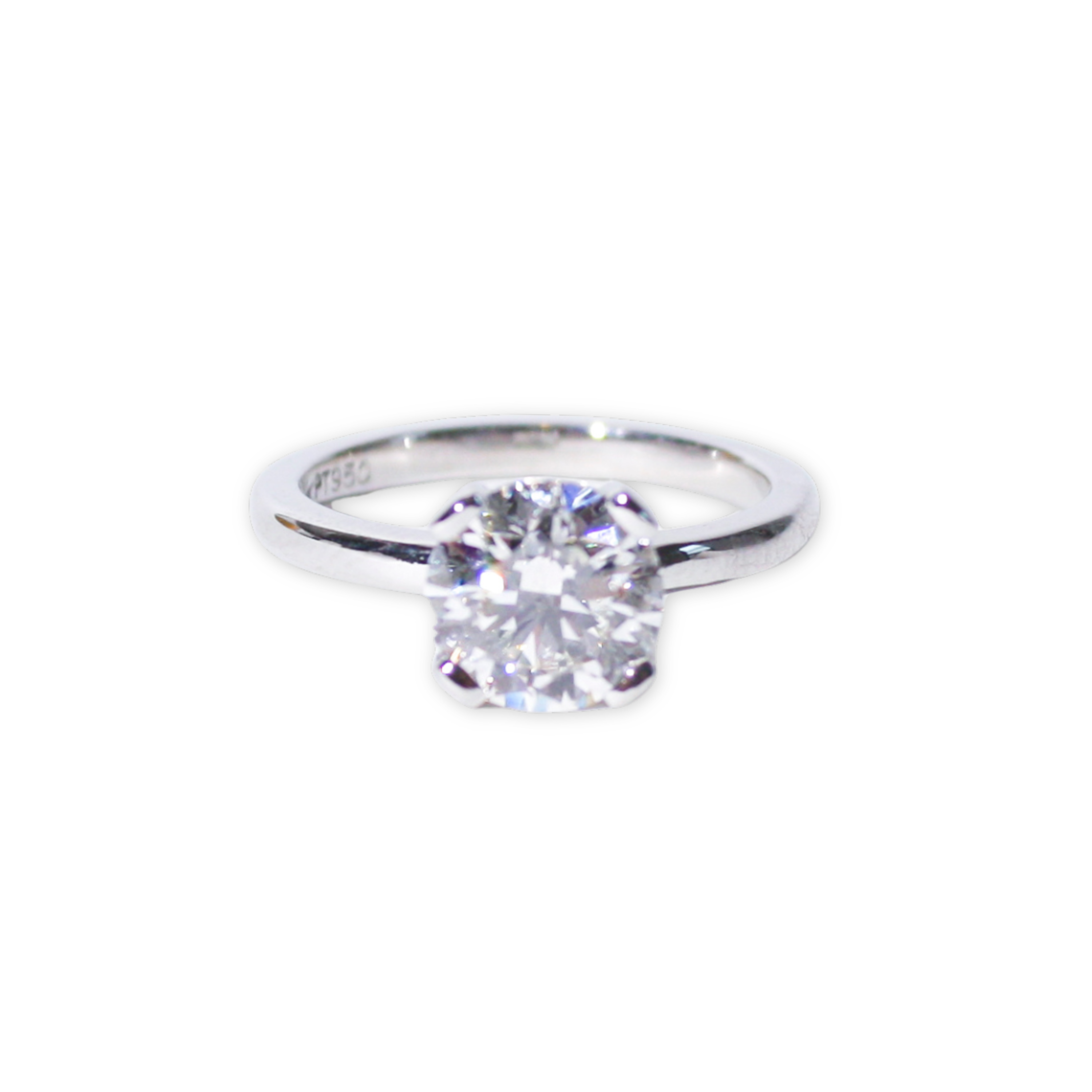 Lulu Classic Heavy Tabbed Diamond Ring