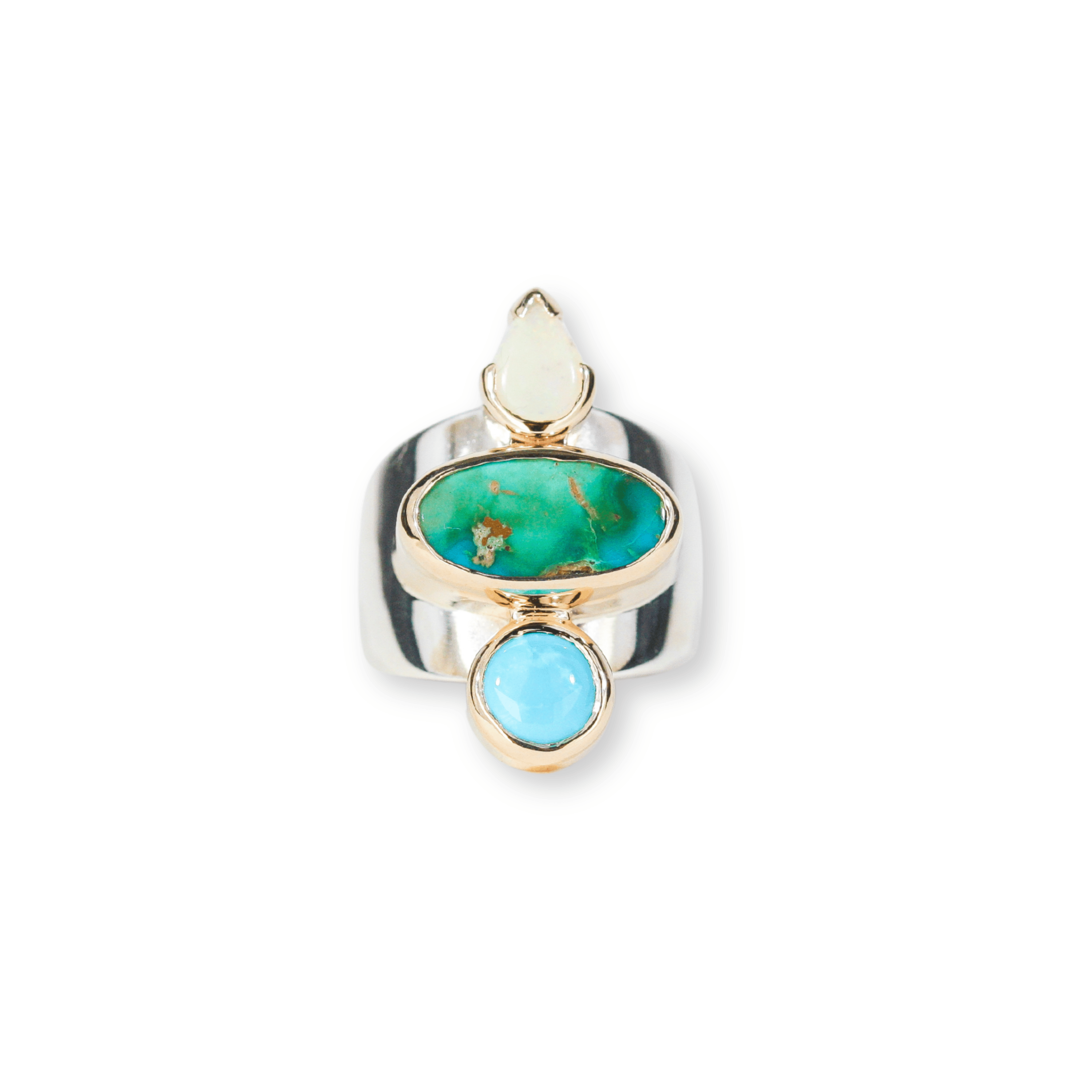 Two-Toned Totem Grande Ring