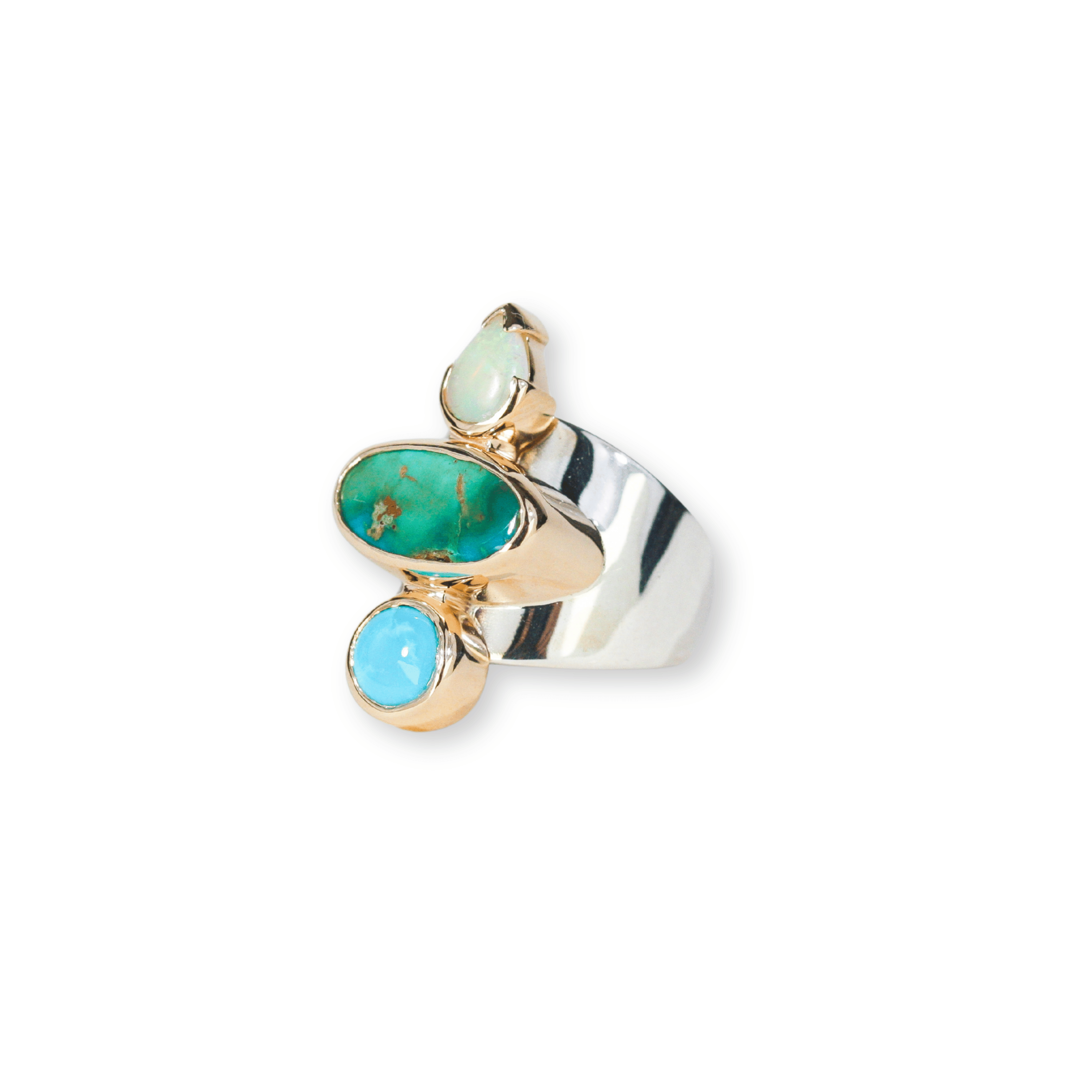 Two-Toned Totem Grande Ring