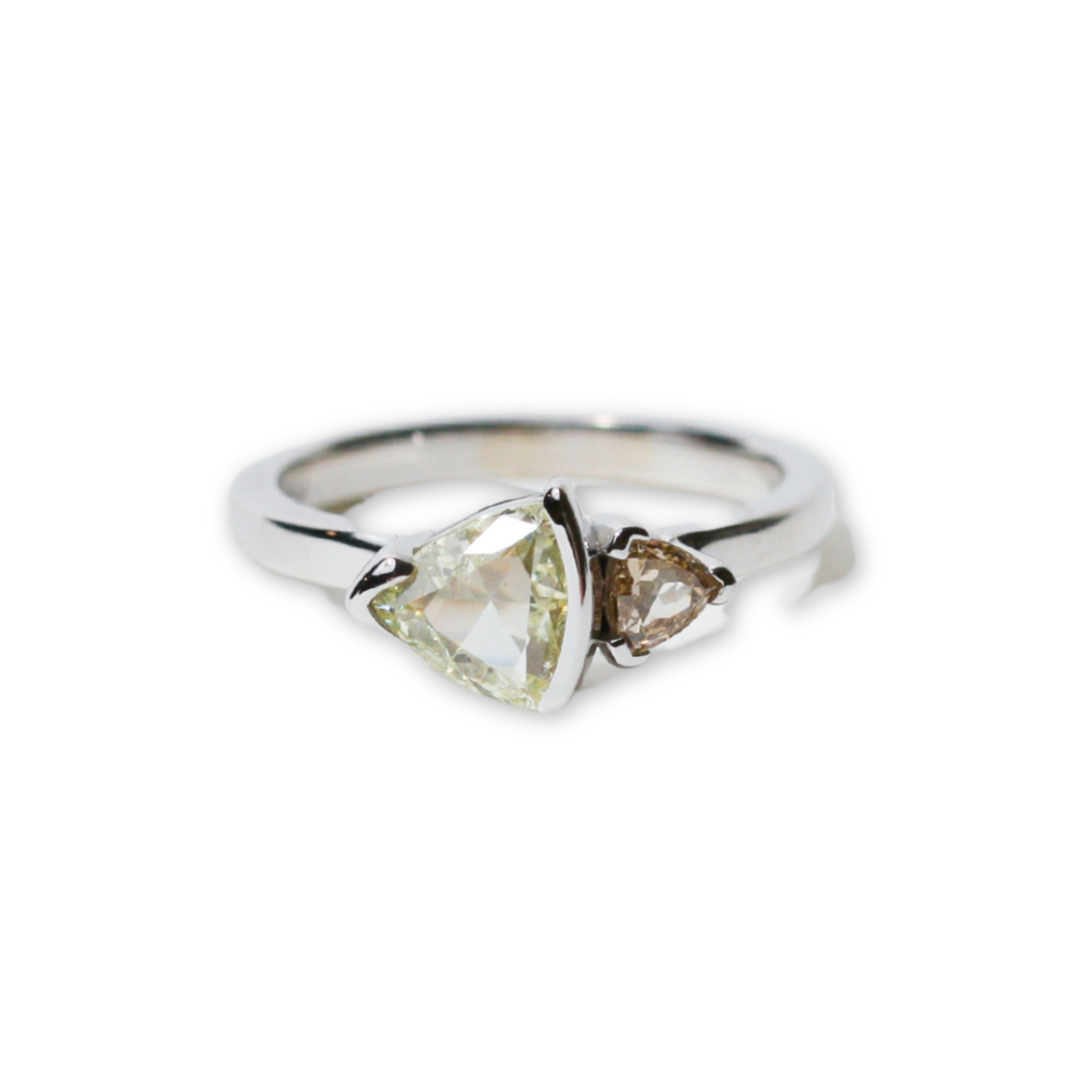 Lo Two-Stone Diamond Ring