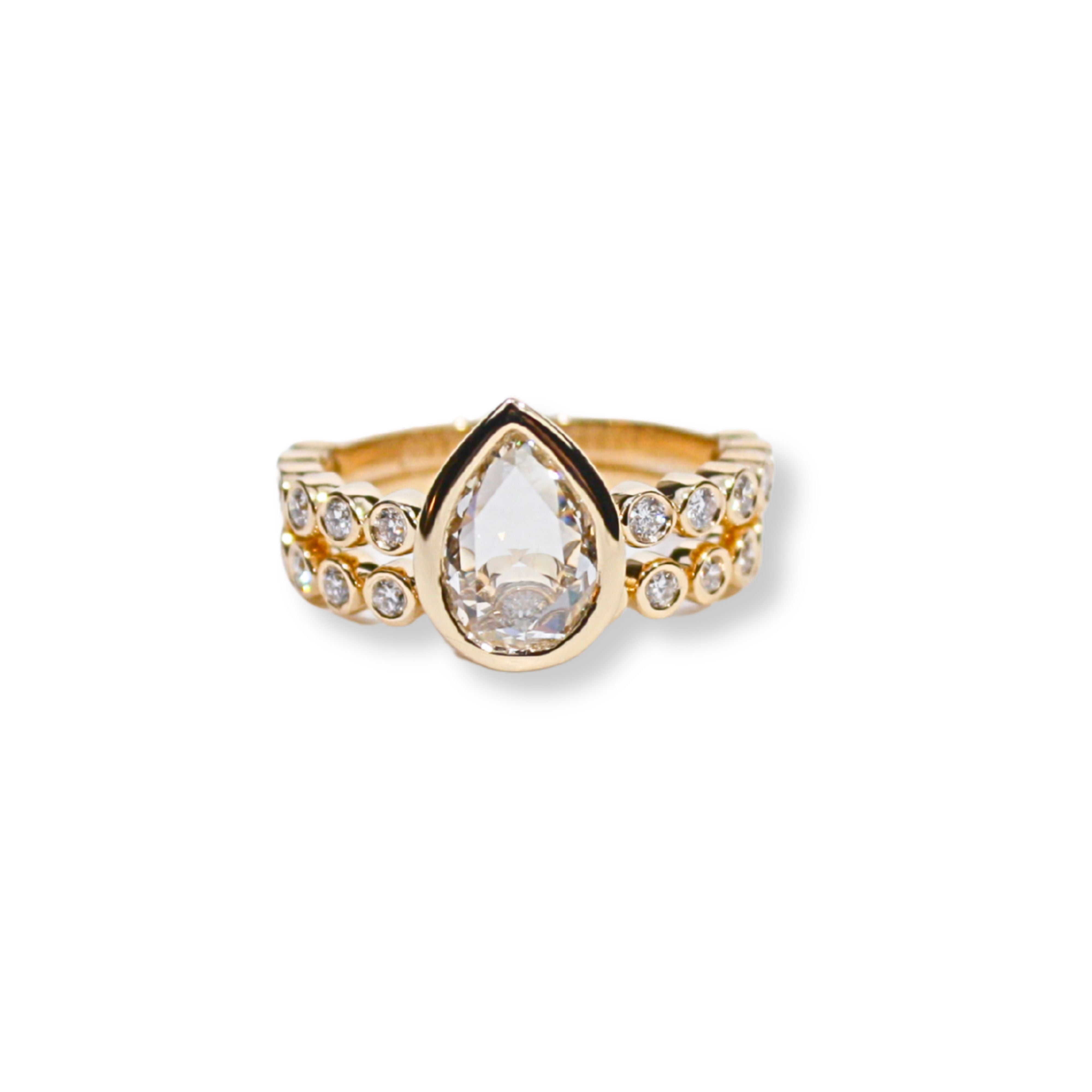 Drea Pear Diamond Ring