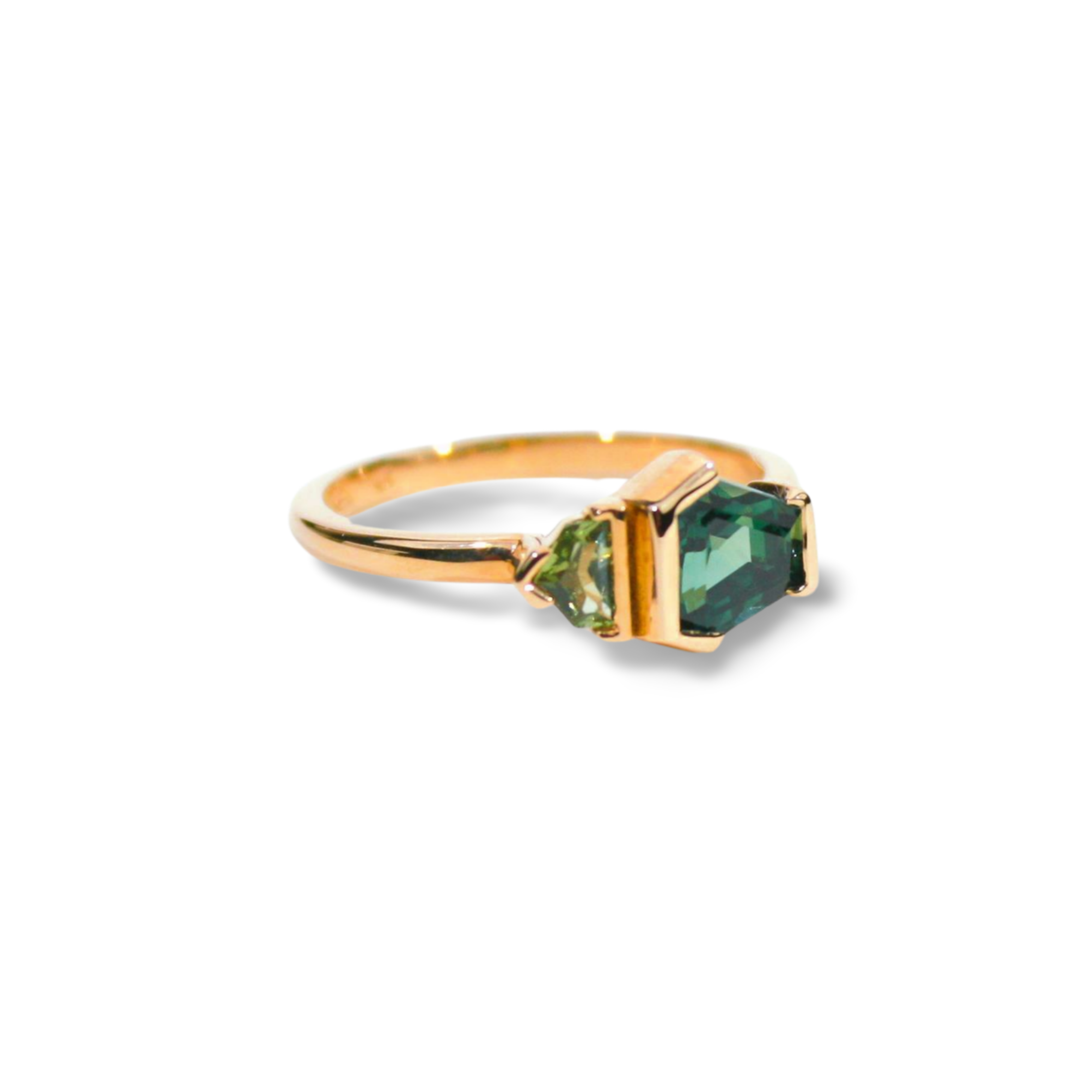 Northwoods Green Sapphire Ring