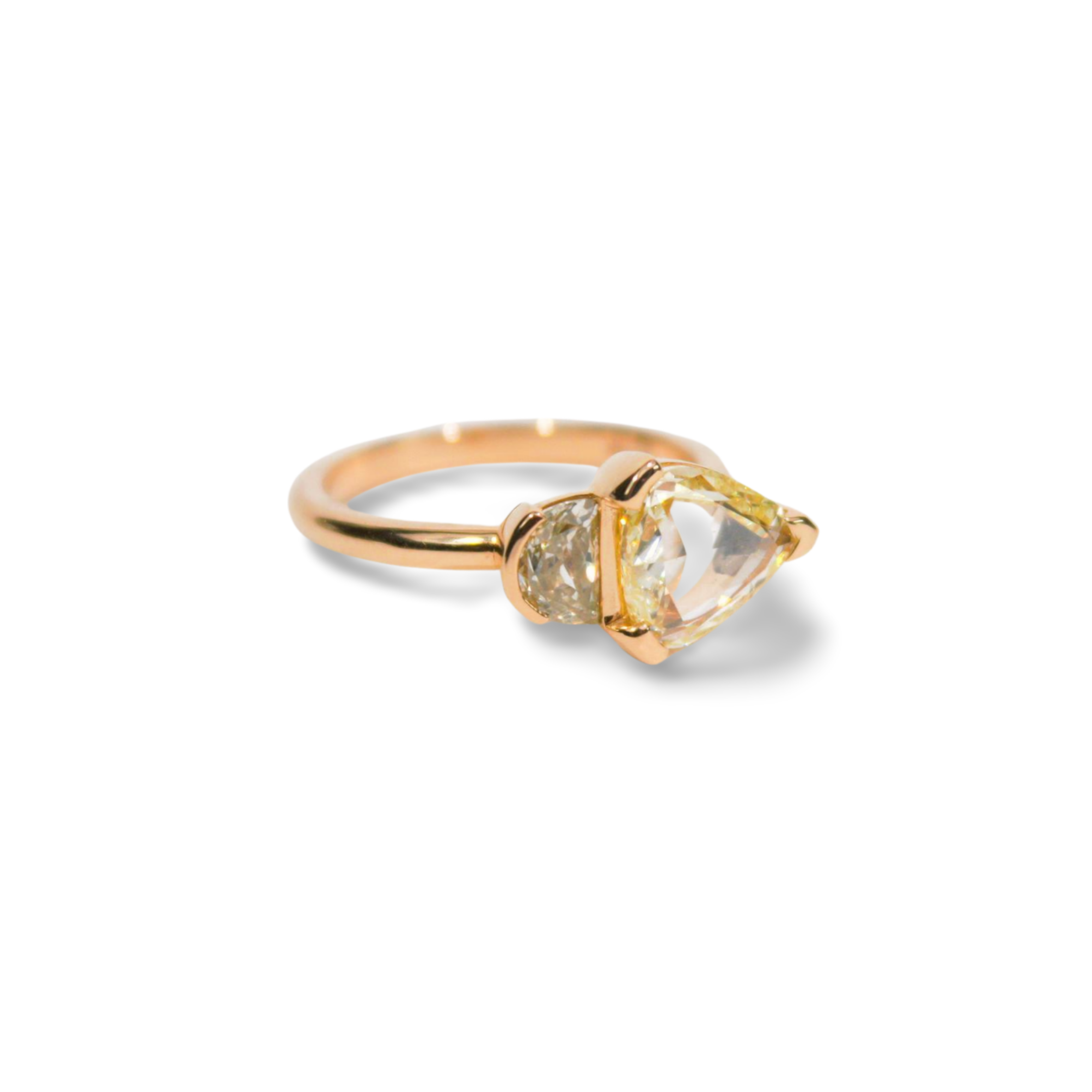 Abiquiú Two Stone Diamond Ring