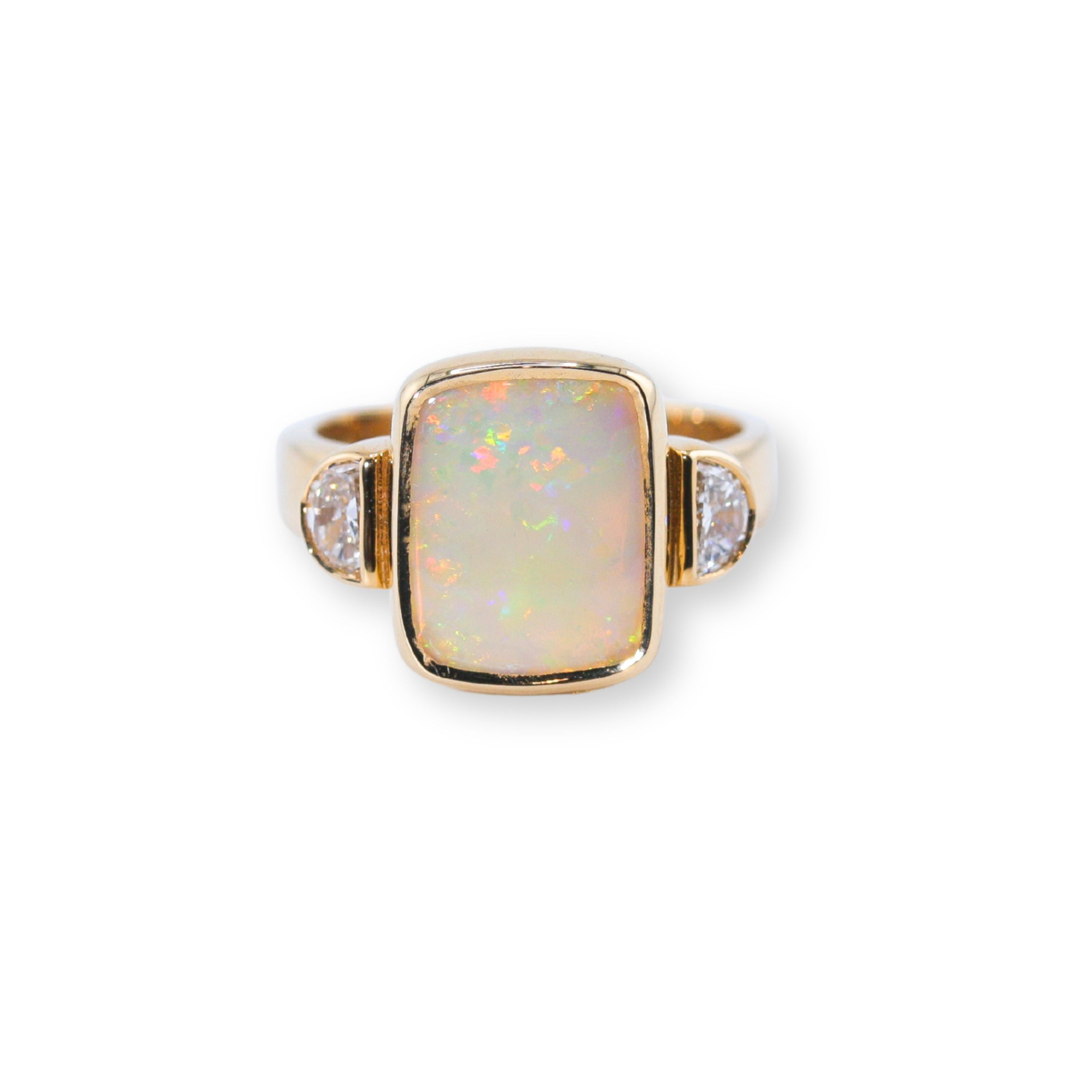 Golden Moon Grand Opal Ring