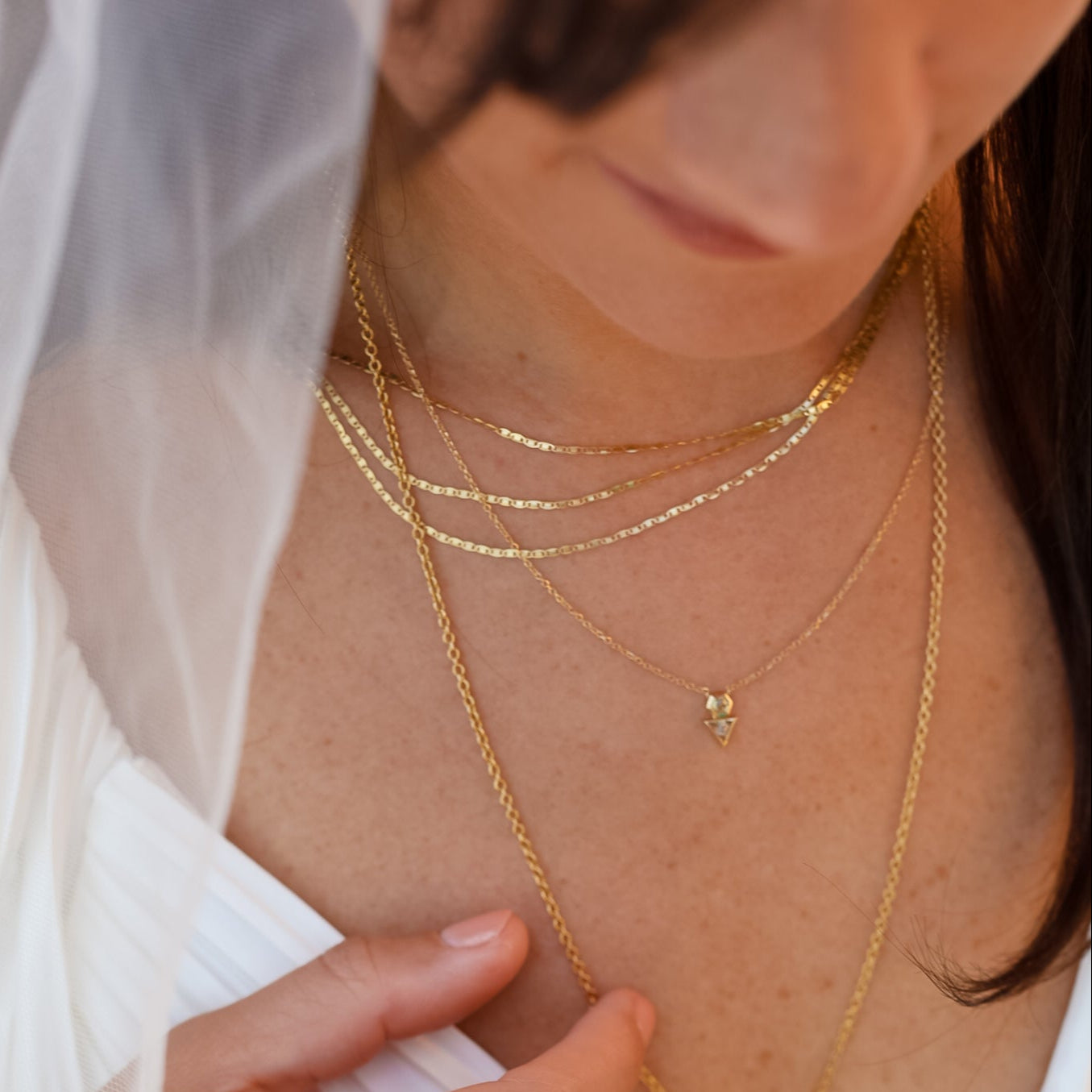 Triple Strand Valentino Chain