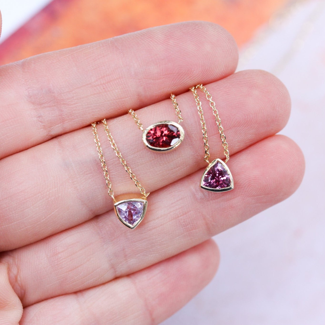 Pike's Purple Spinel Necklace