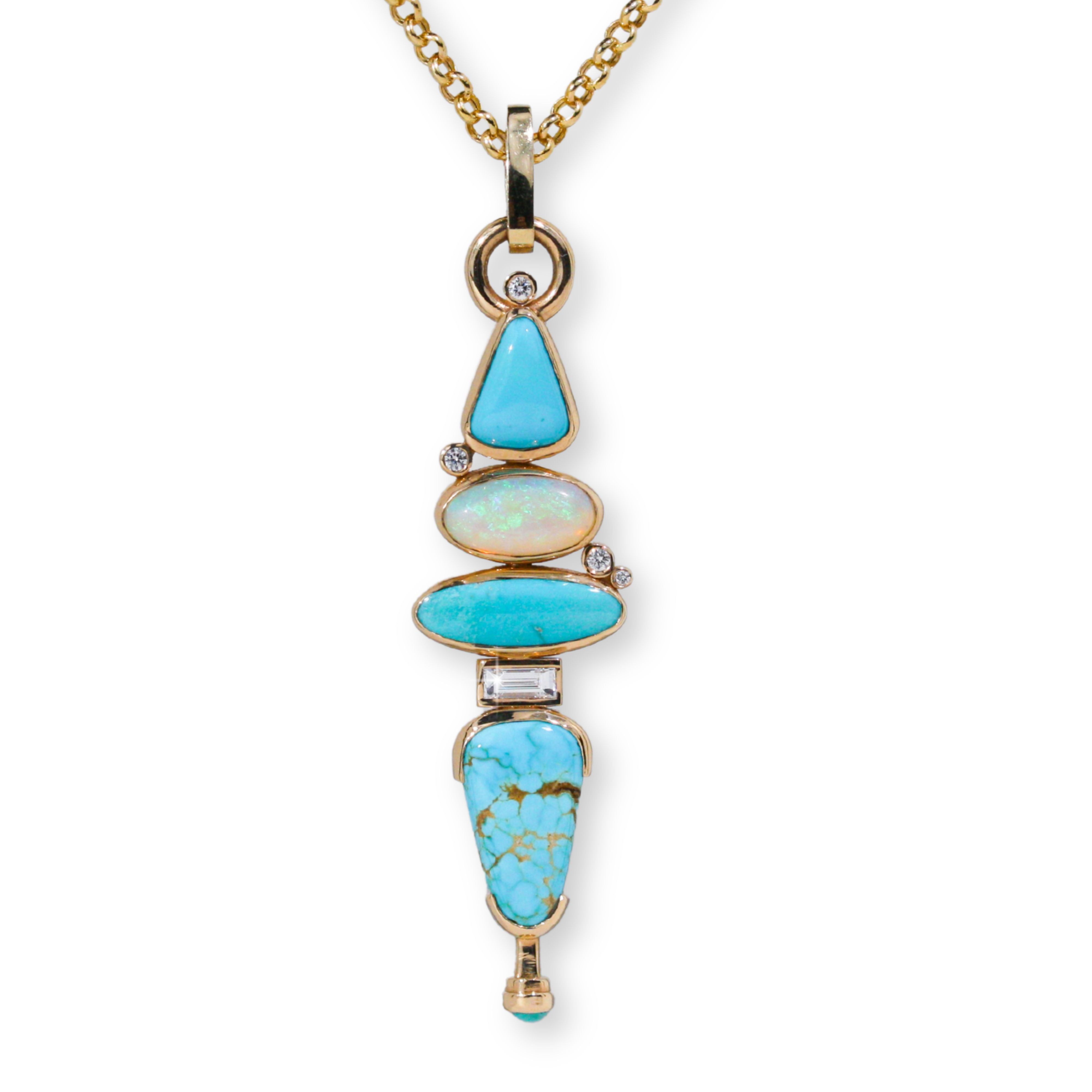 Turquoise Totem #2