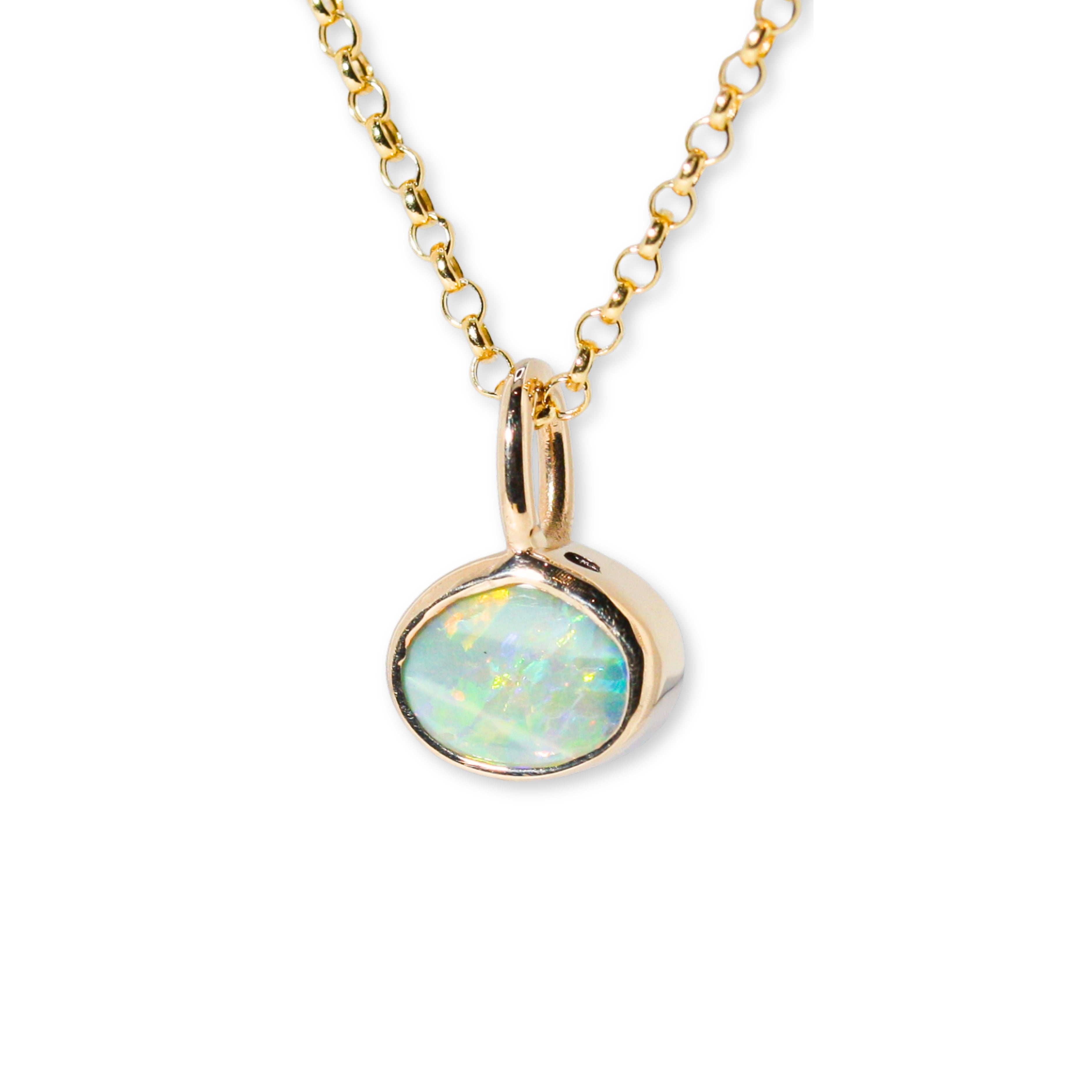 Grassy Opal Charm