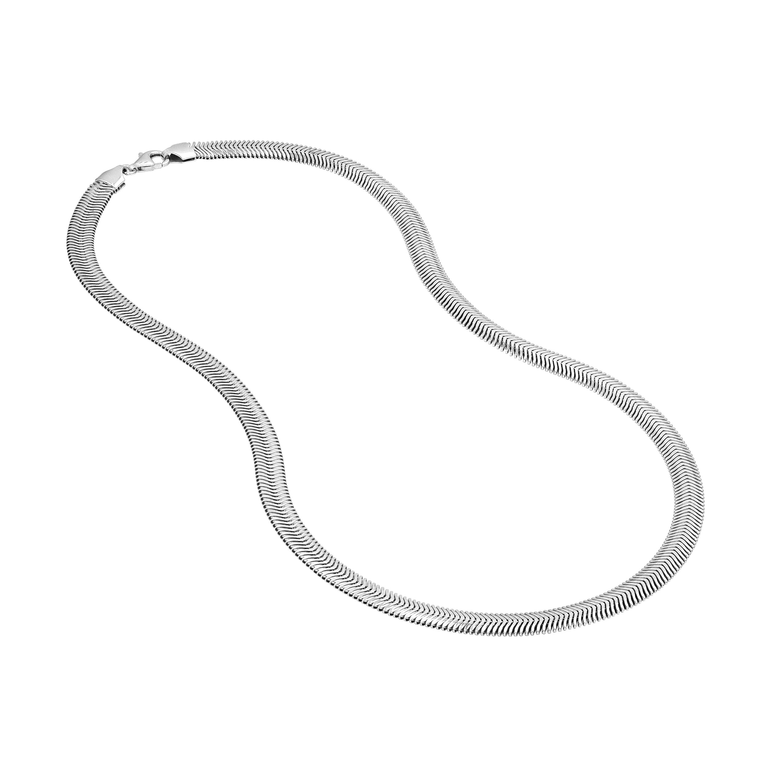 Sterling Silver Rattlesnake Chain