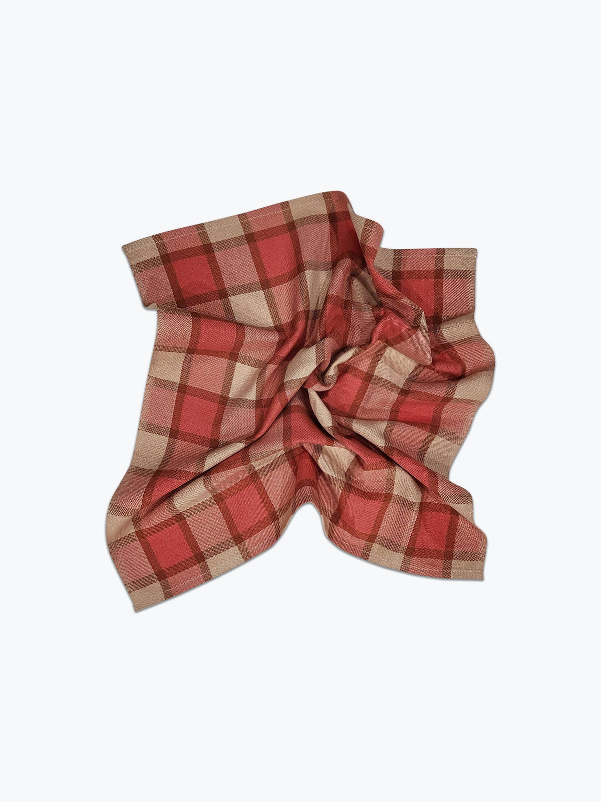 Court Plaid Napkin Pair - Melon