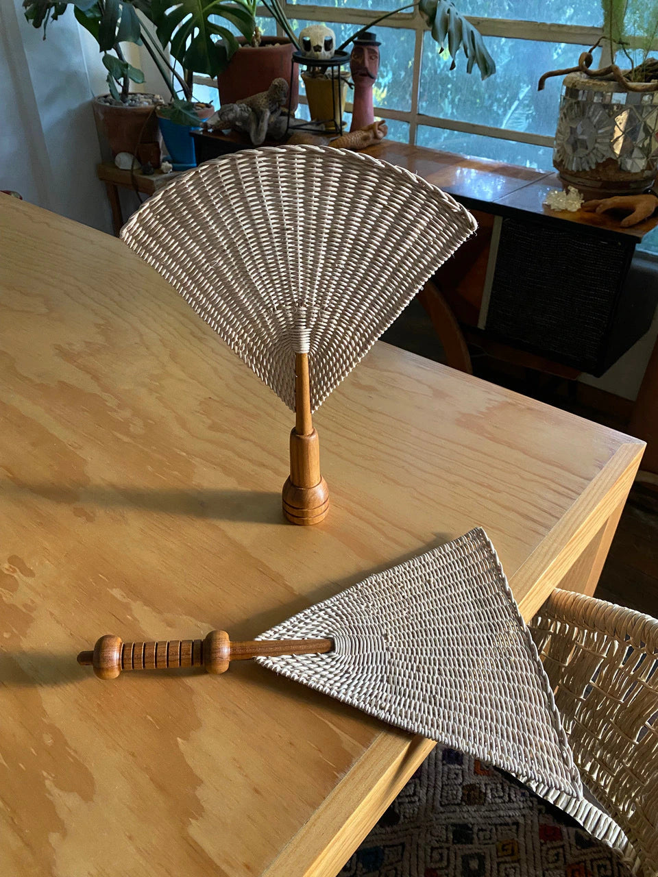 Tequis Fan (Fiber Art)